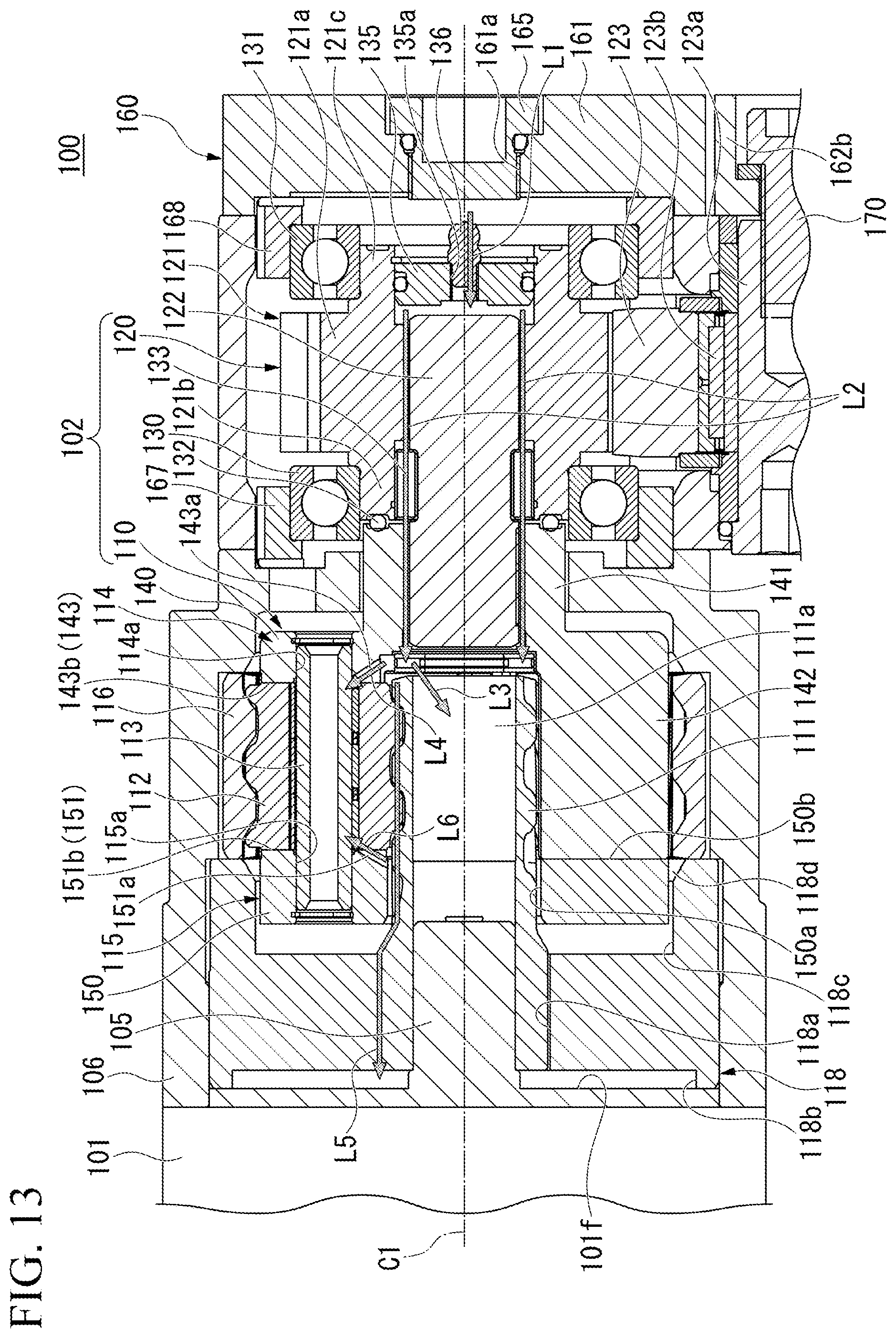 Patent US12480276 Figure 12 – Electric cylinder and work machine
