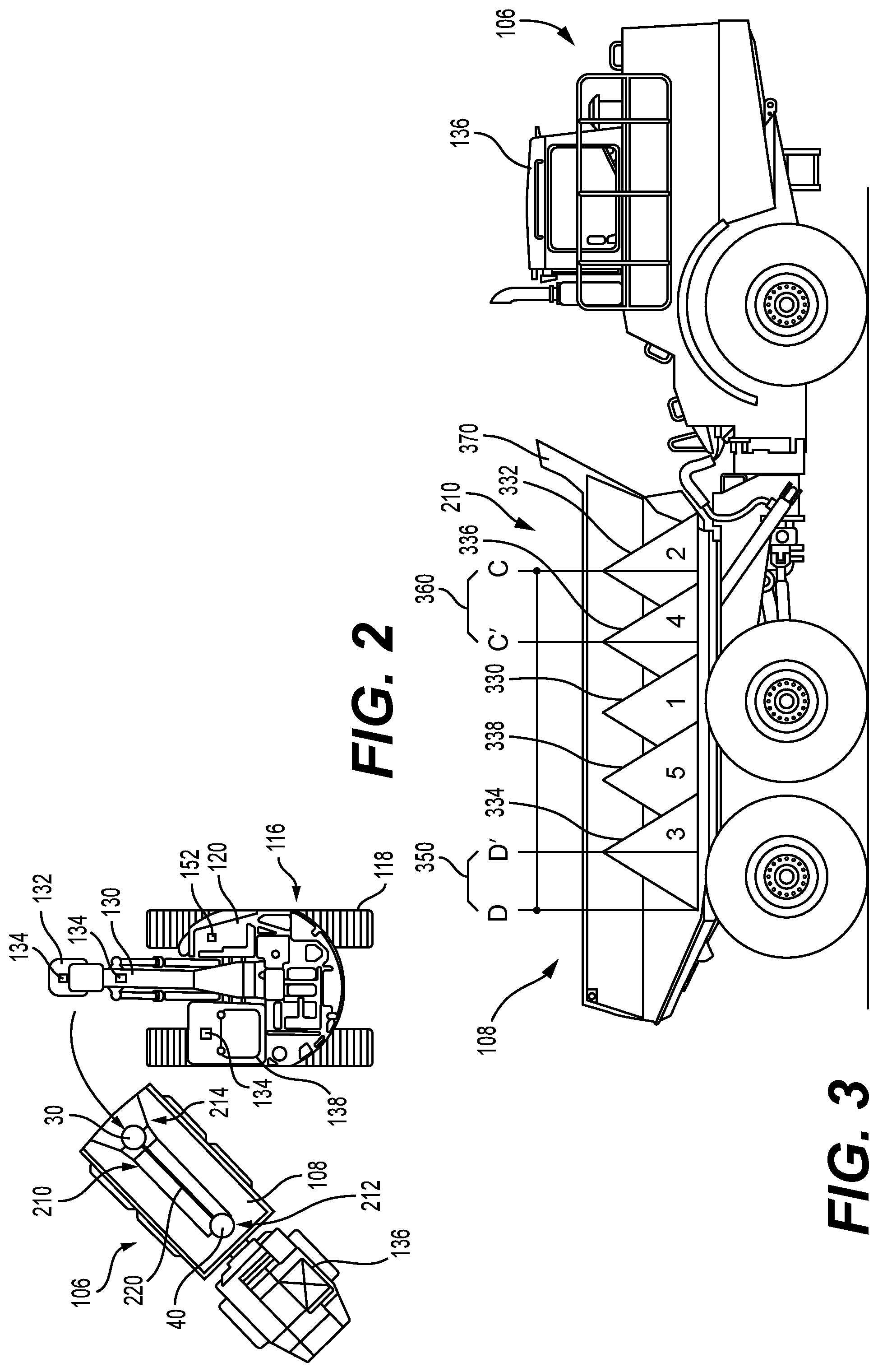 Patent US12480277 Figure 3 – Systems and methods for controlling a digging and dumping machine