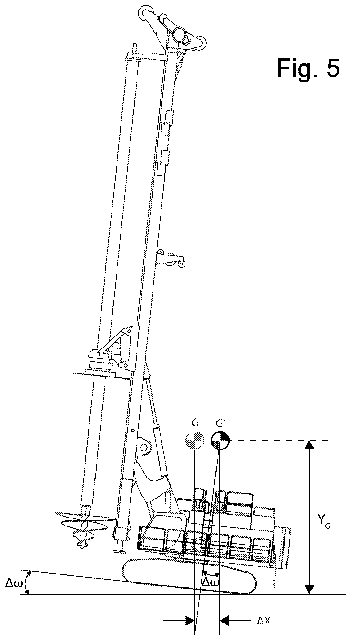 Patent US12480278 Figure 7 – Machine for performing excavations, in particular for drilling, and method associated to such machine
