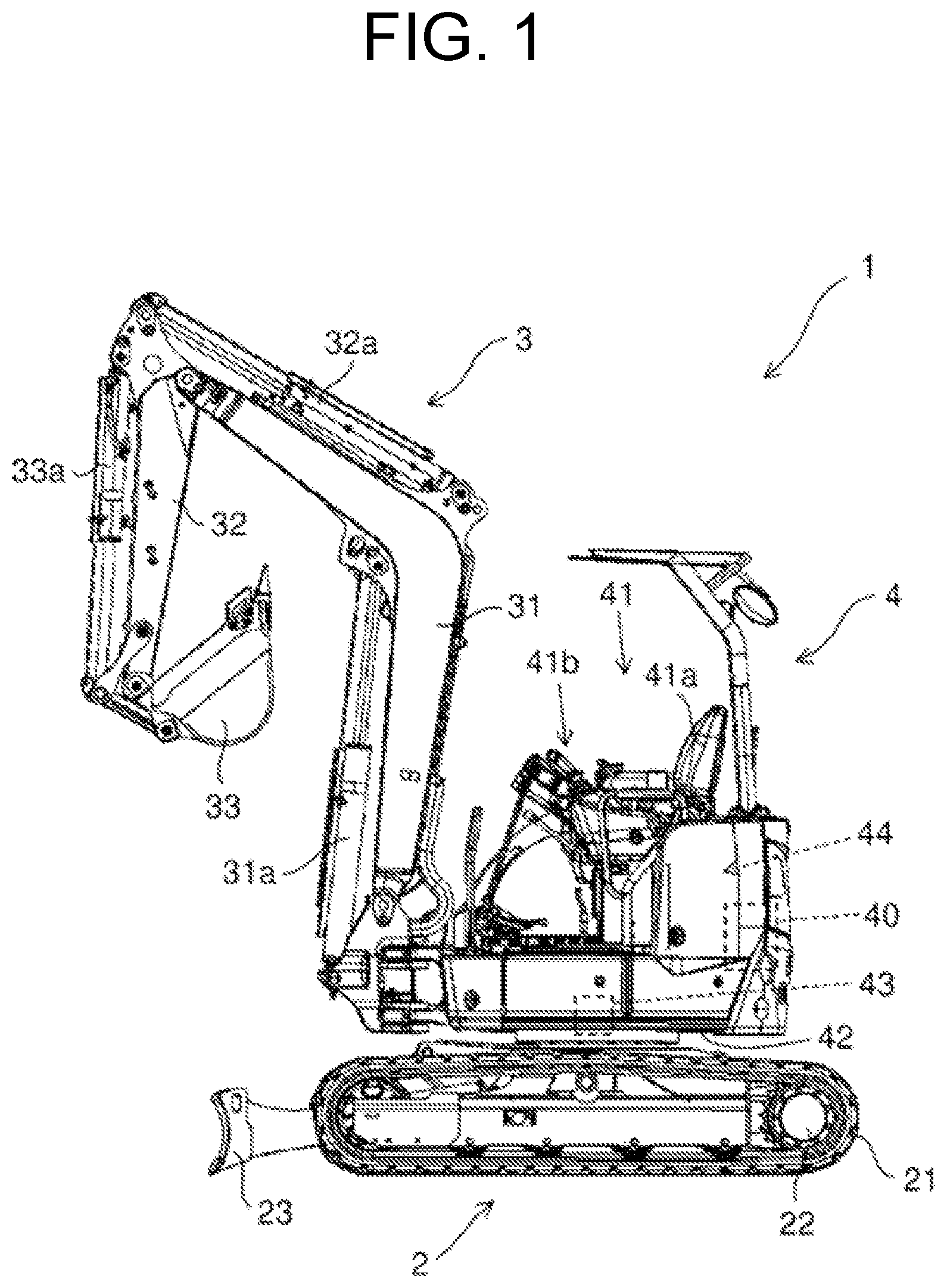 Patent US12480279 — Work machine — Figure 1