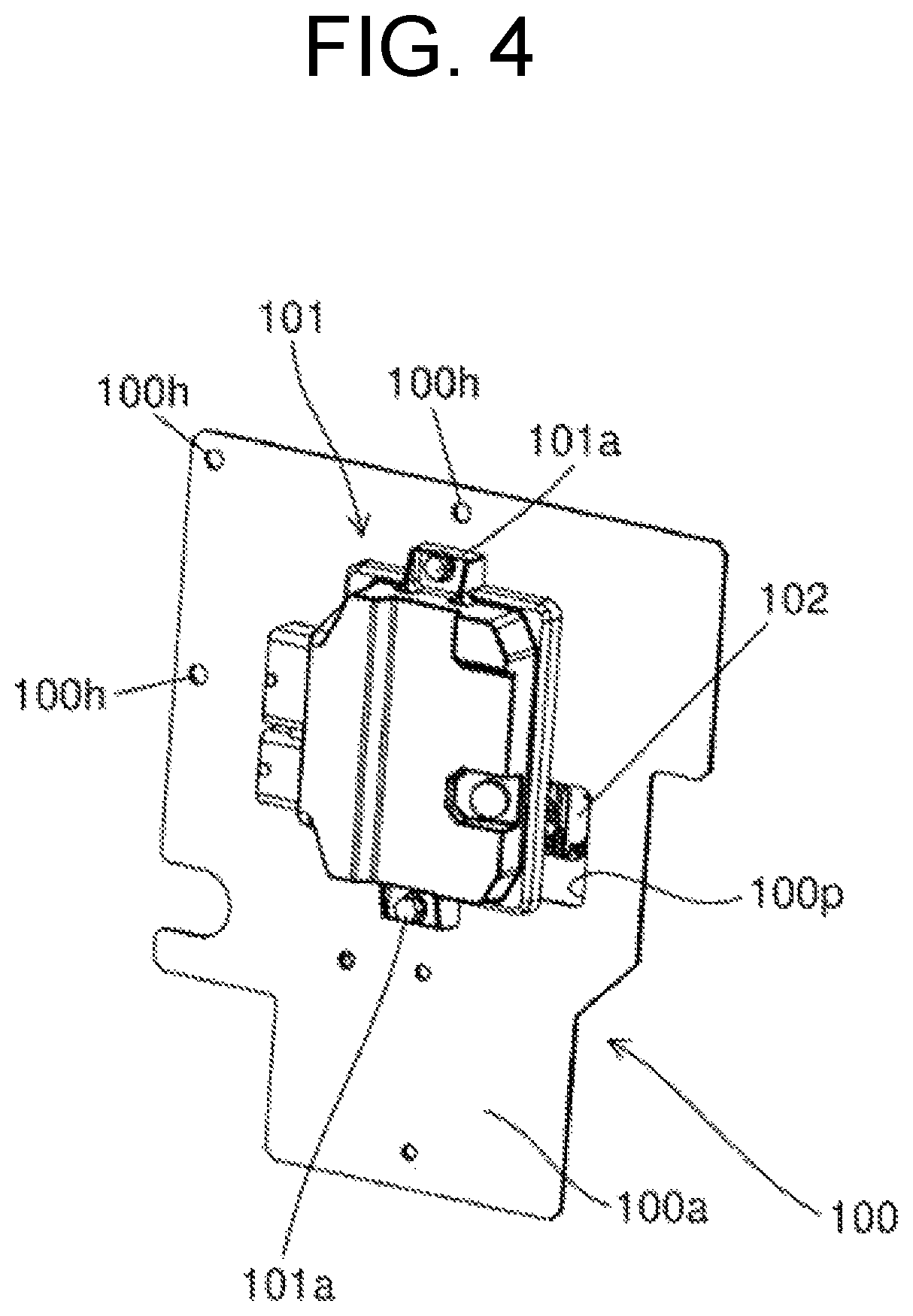 Patent US12480279 Figure 4 – Work machine