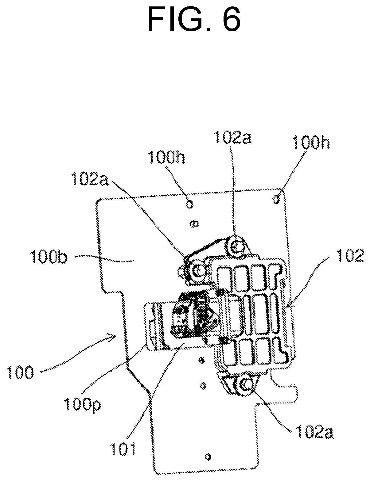 Patent US12480279 Figure 6 – Work machine