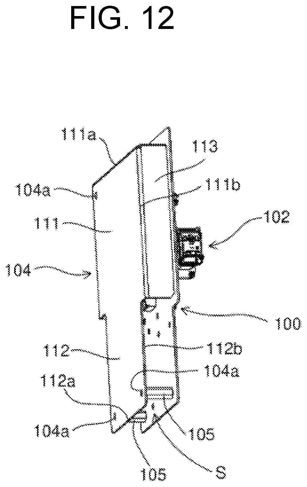 Patent US12480279 Figure 12 – Work machine