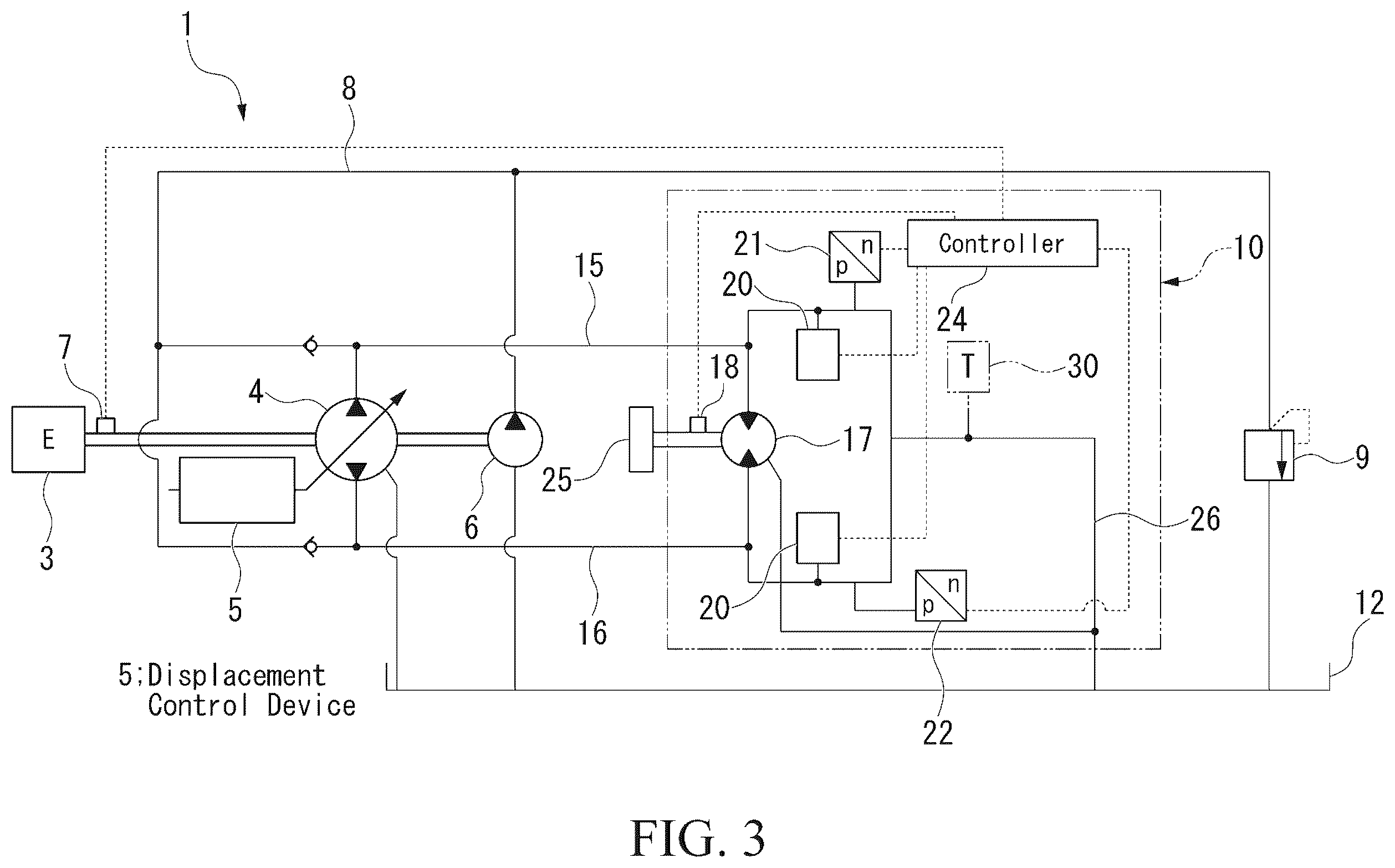Patent US12480282 Figure 3 – Method of controlling hydraulic device