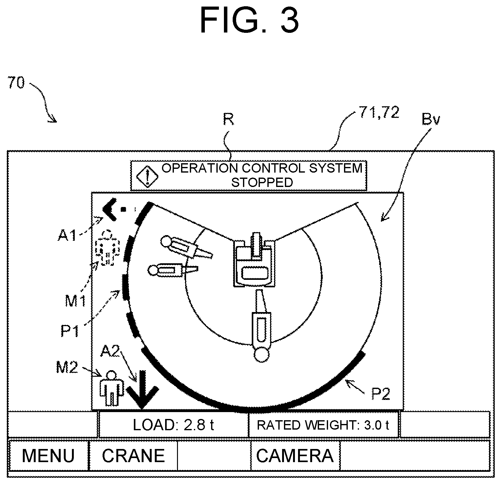 Patent US12480284 Figure 3 – Construction machine