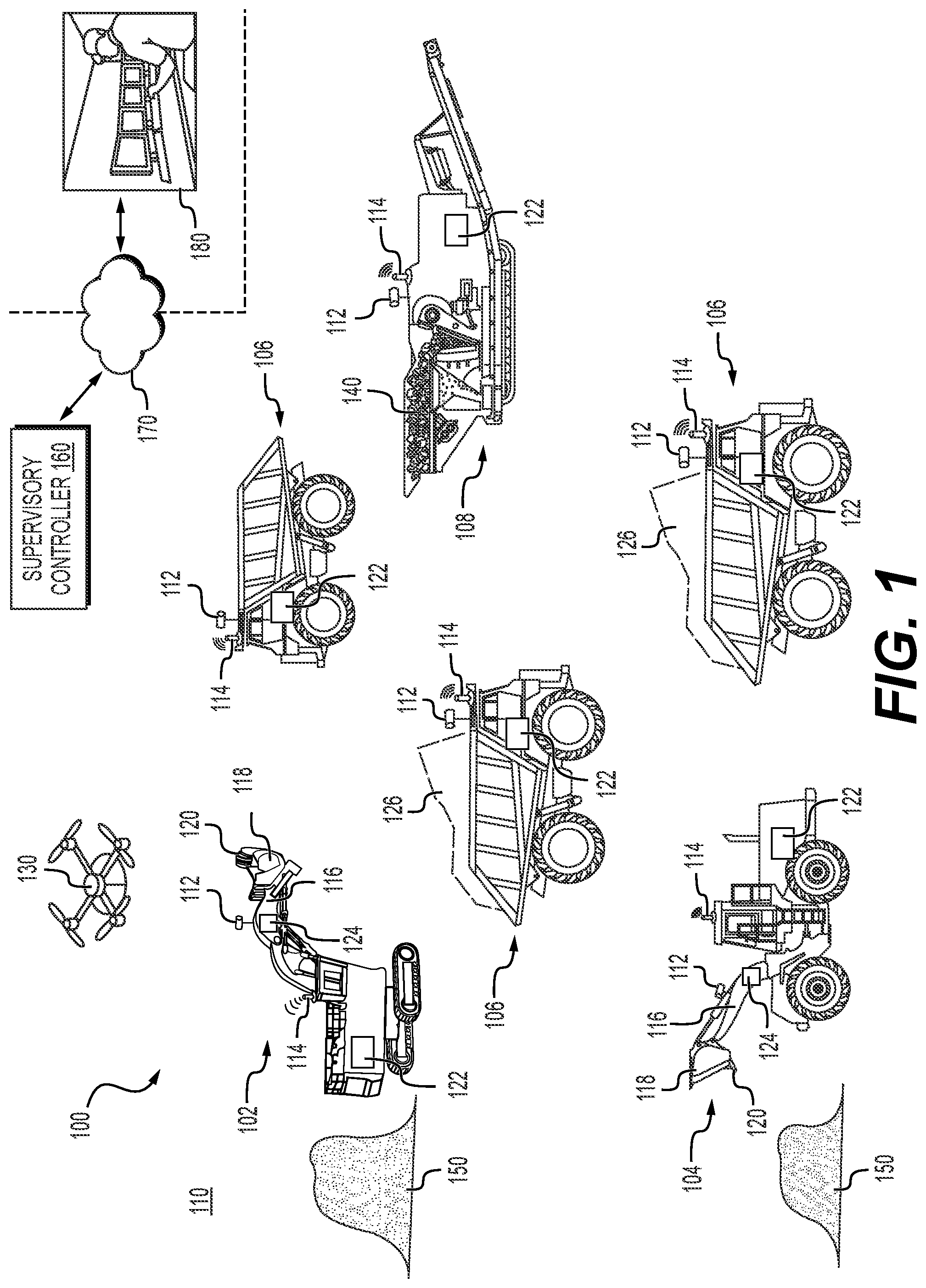 Patent US12480287 Figure 1 – Systems and methods for identifying and locating missing or damaged ground-engaging tools