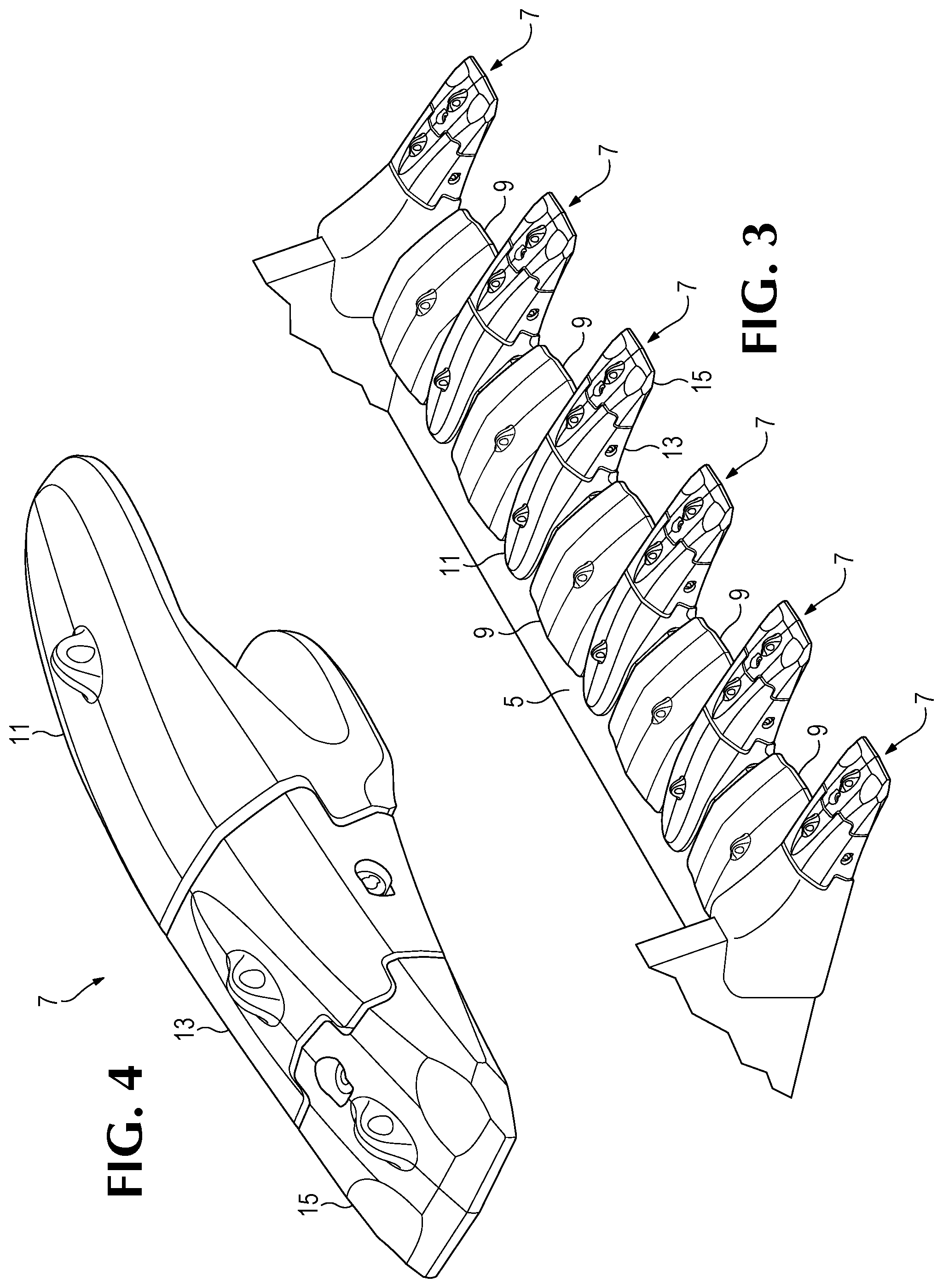 Patent US12480288 Figure 2 – Handling system for ground-engaging wear parts secured to earth working equipment