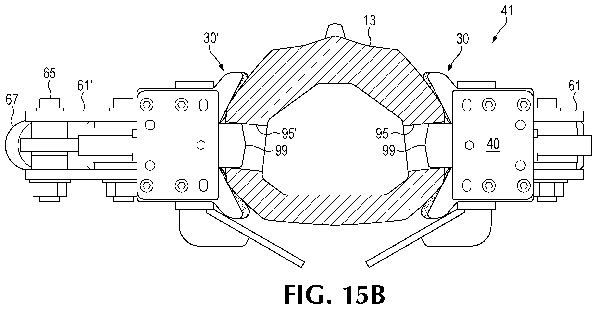 Patent US12480288 Figure 12 – Handling system for ground-engaging wear parts secured to earth working equipment