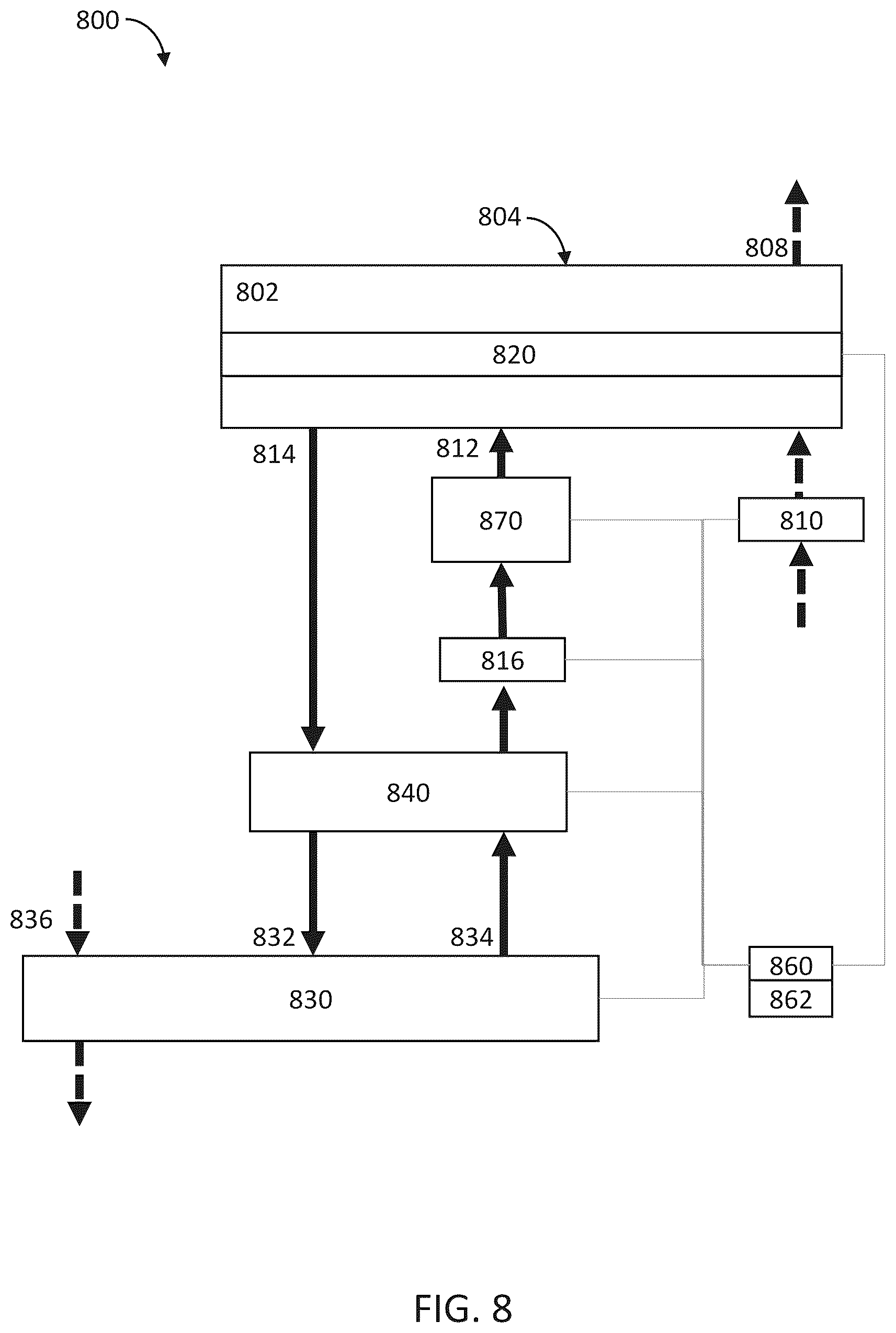Patent US12480289 Figure 8 – Thermal desiccant systems and methods for generating liquid water