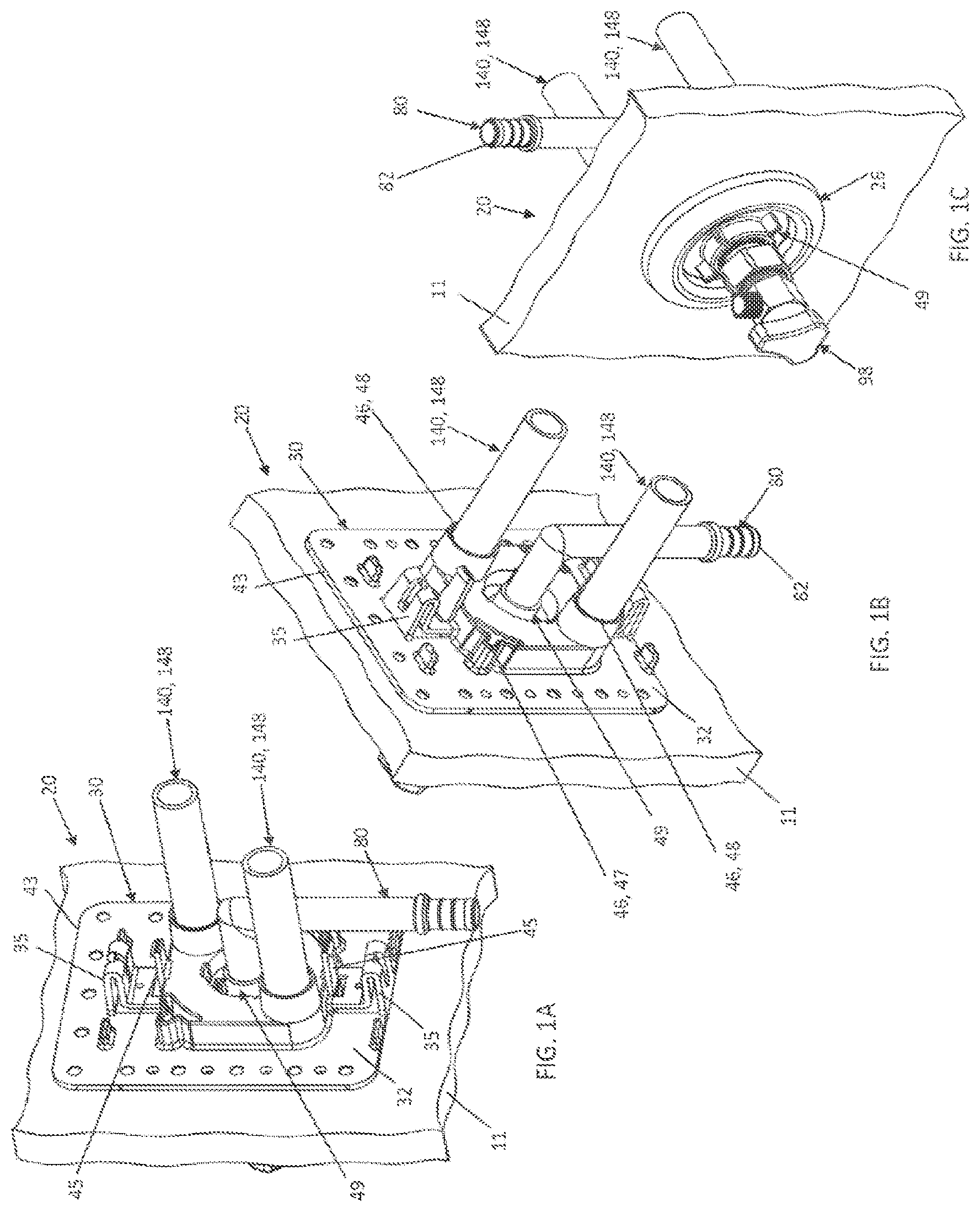 Patent US12480290 Figure 1 – Fixture outlet box