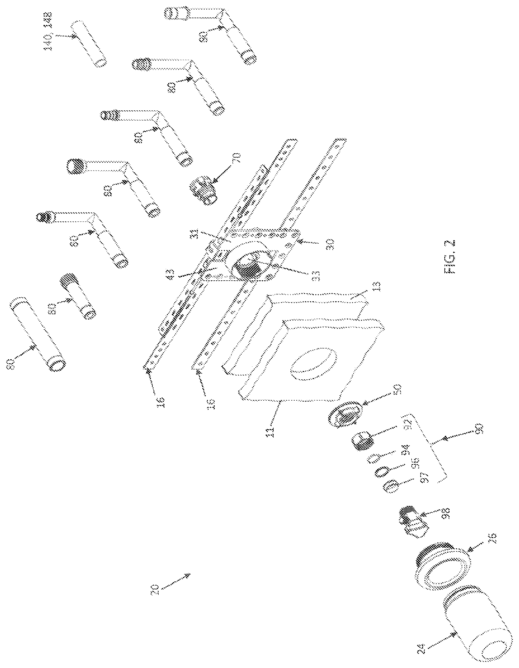 Patent US12480290 Figure 2 – Fixture outlet box