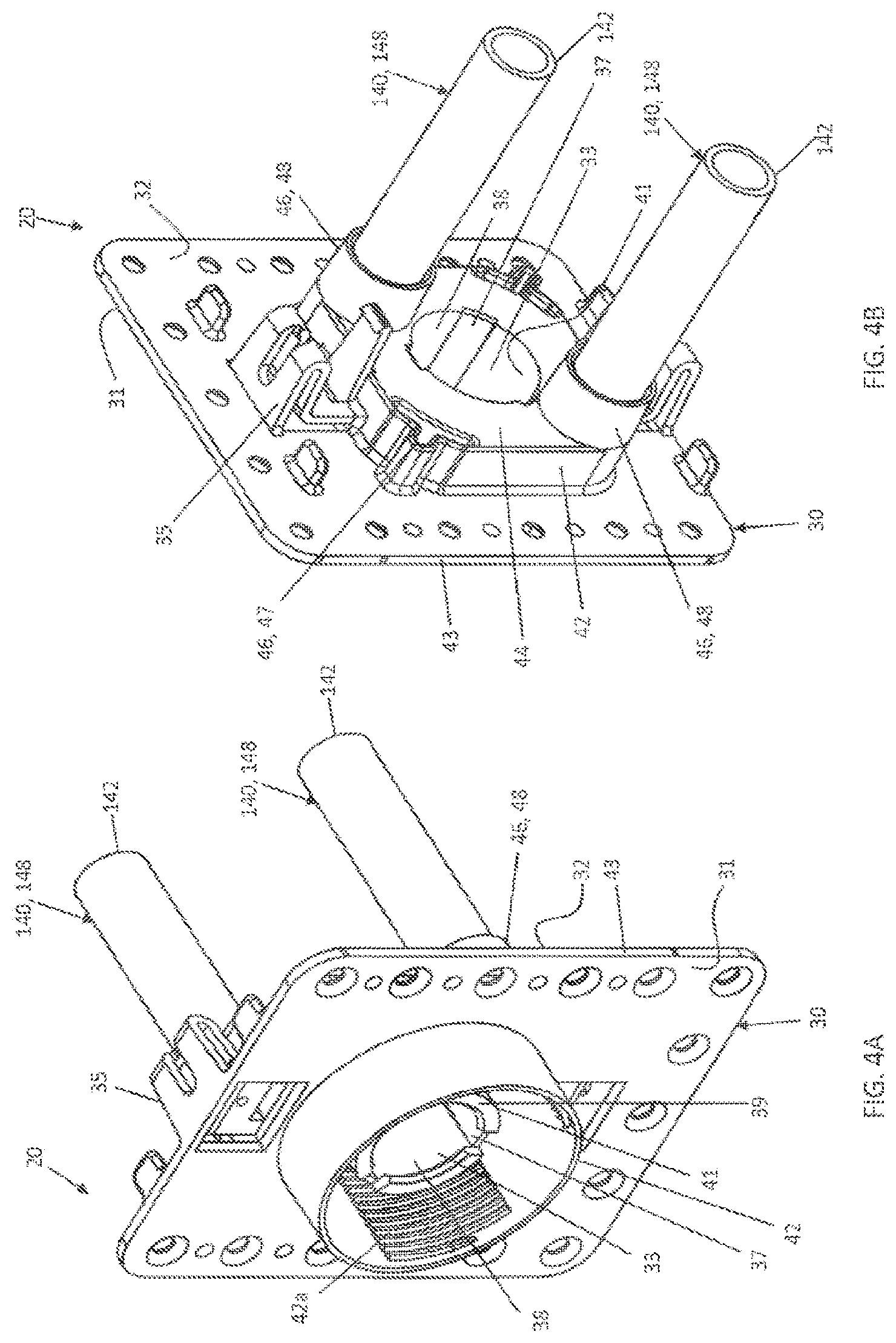 Patent US12480290 Figure 4 – Fixture outlet box