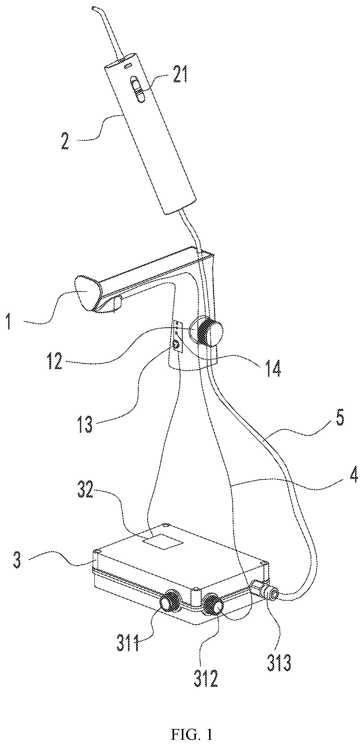 Patent US12480292 Figure 1 – Water outlet device