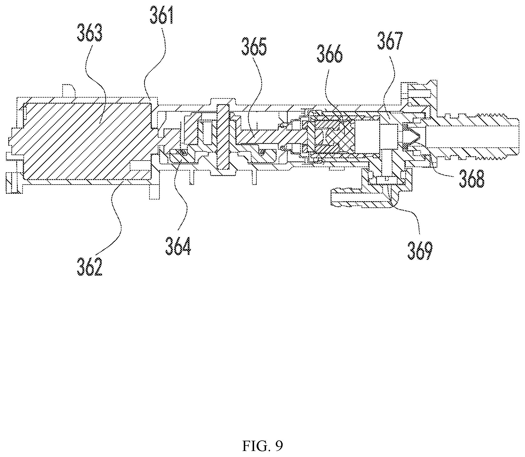 Patent US12480292 Figure 9 – Water outlet device