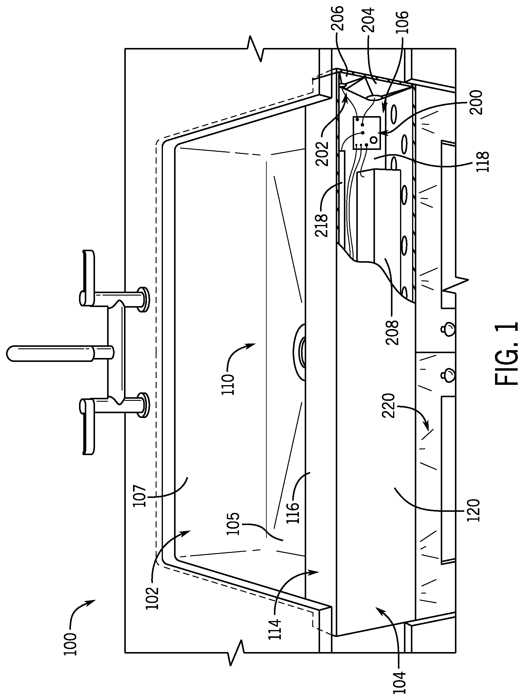 Patent US12480294 Figure 1 – Smart sink