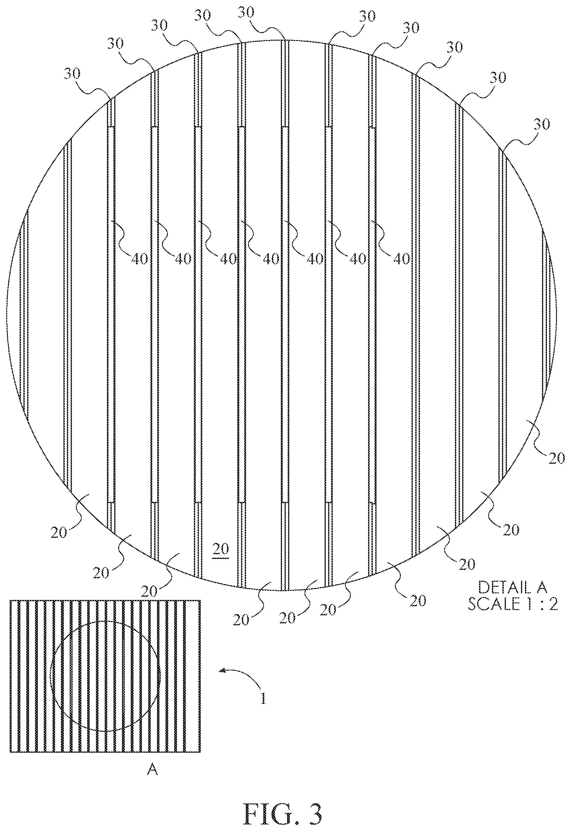 Patent US12480295 Figure 3 – Sink top mat