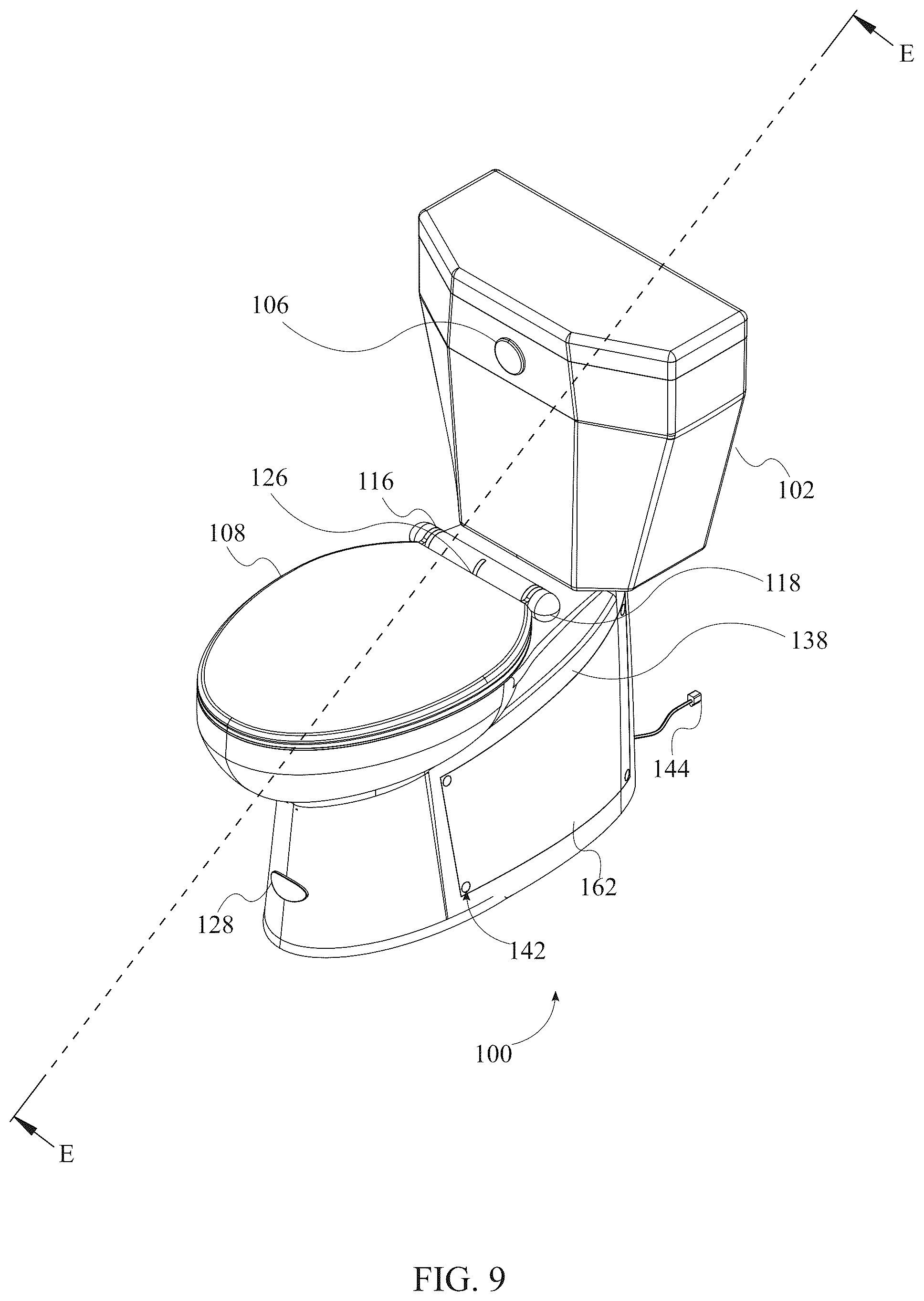 Patent US12480299 Figure 9 – Toilet vacuum system