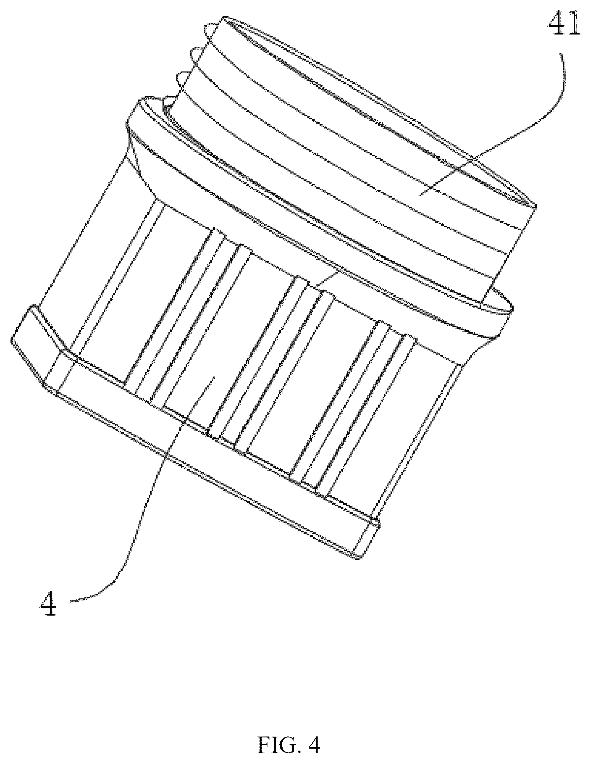 Patent US12480300 Figure 4 – Easy-to-clean sewer pipe connecting pipe assembly