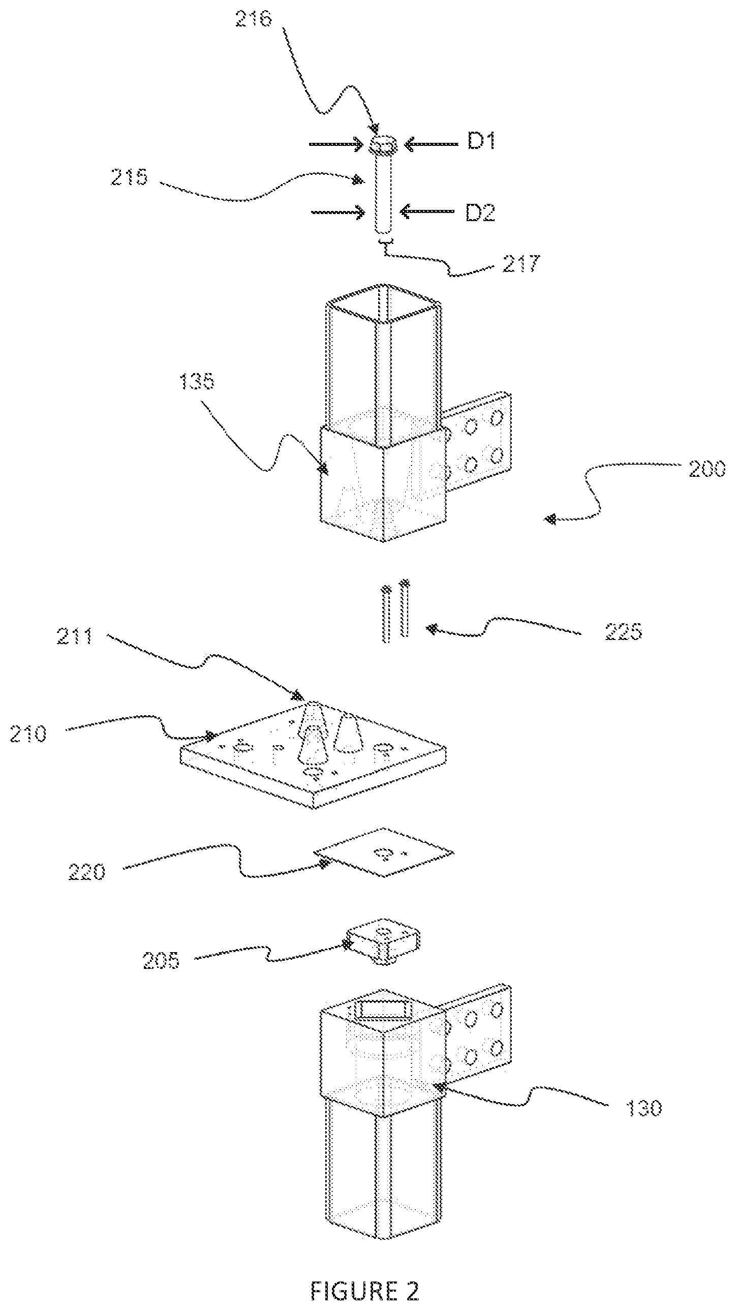 Patent US12480302 Figure 4 – Connection node for modular building structures