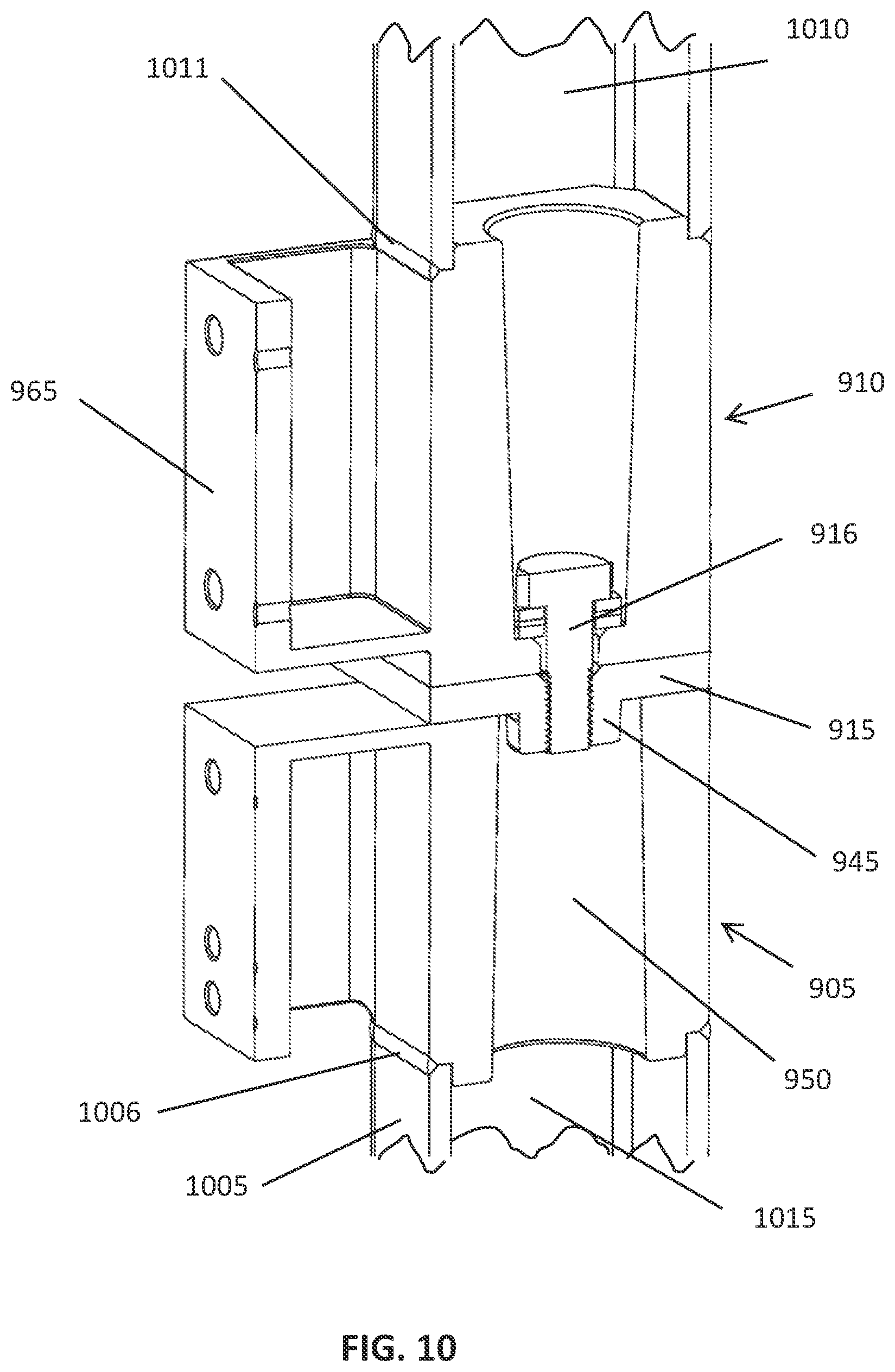 Patent US12480302 Figure 19 – Connection node for modular building structures