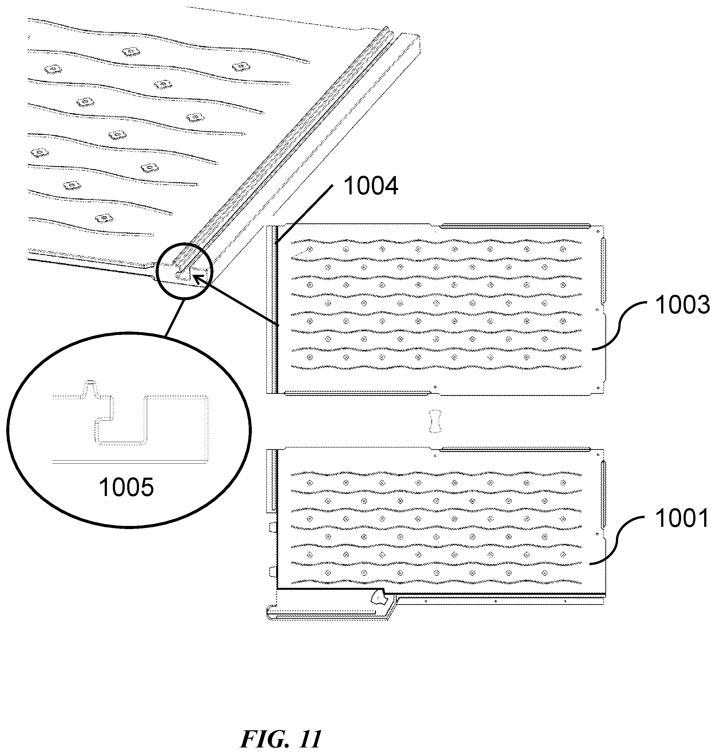 Patent US12480303 Figure 11 – Storage shed structure