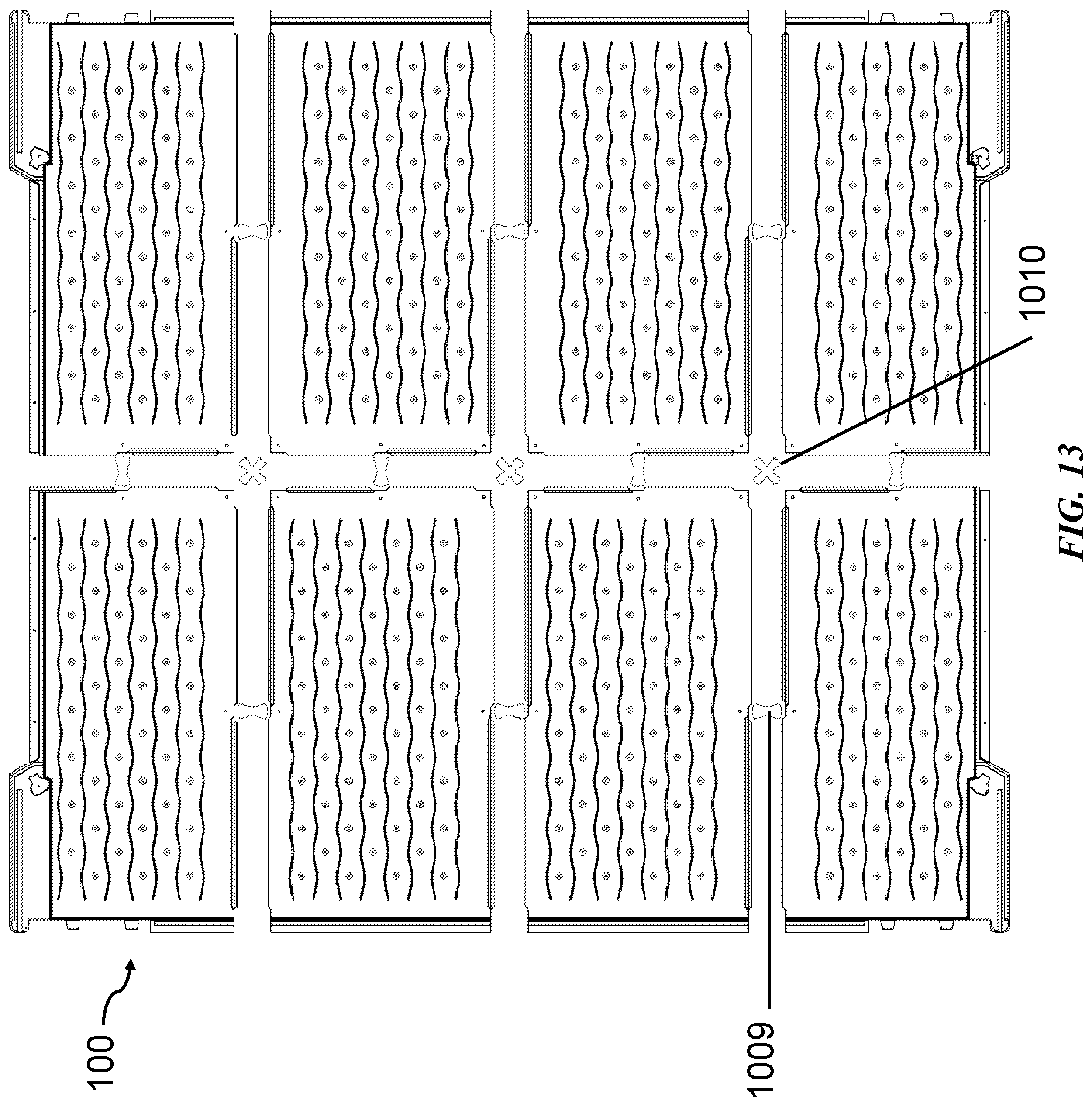 Patent US12480303 Figure 13 – Storage shed structure