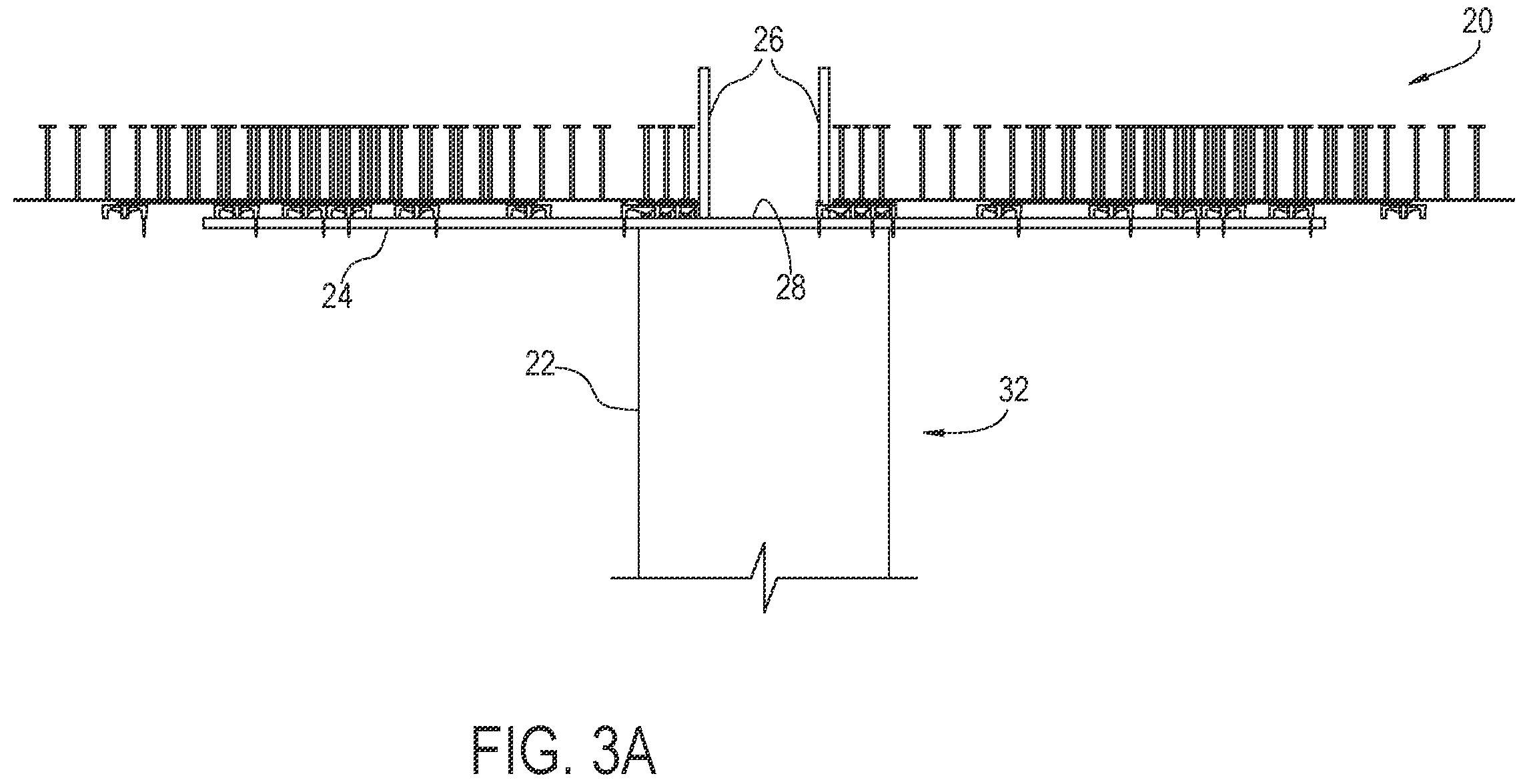 Patent US12480304 Figure 3 – Stud rail systems and methods for use in reinforced concrete structures