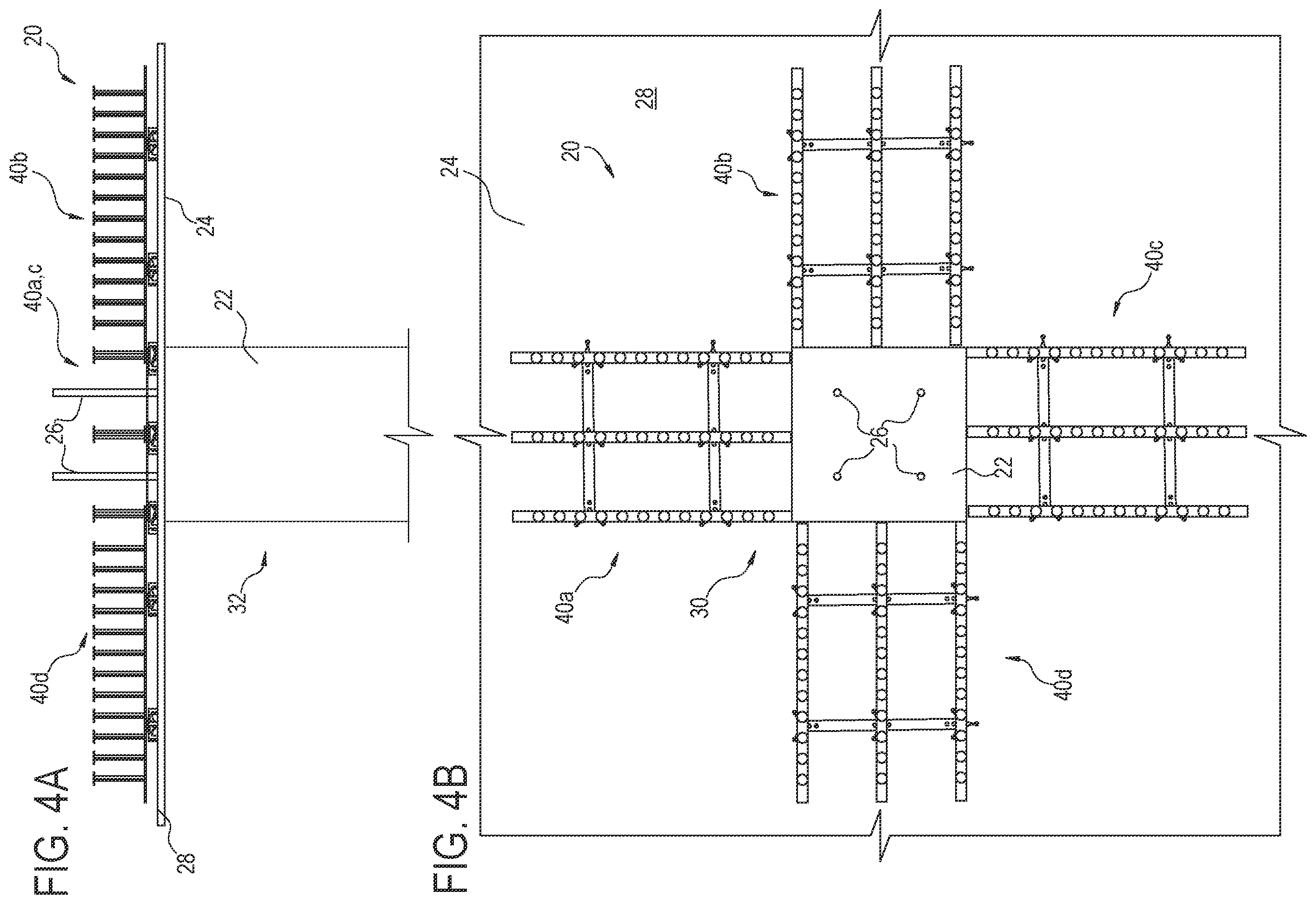 Patent US12480304 Figure 5 – Stud rail systems and methods for use in reinforced concrete structures