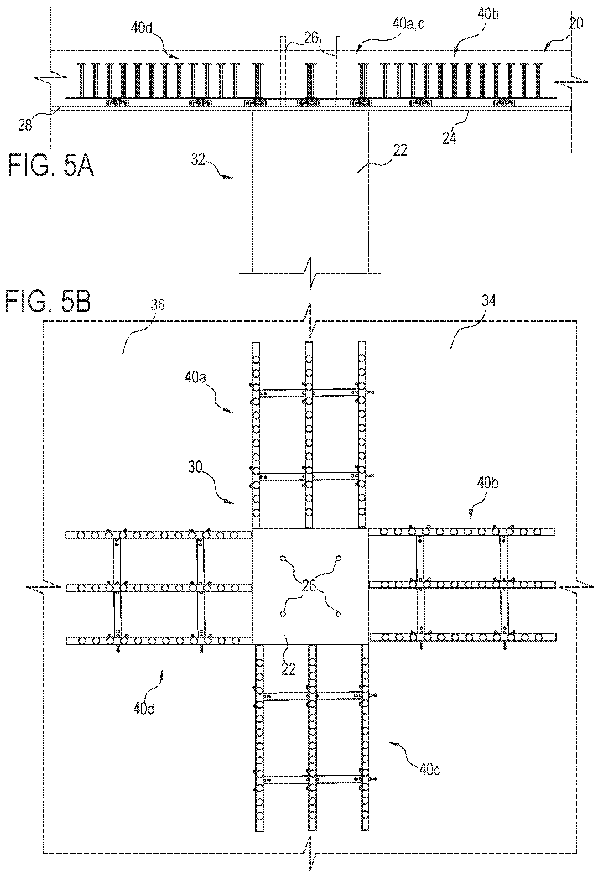 Patent US12480304 Figure 6 – Stud rail systems and methods for use in reinforced concrete structures