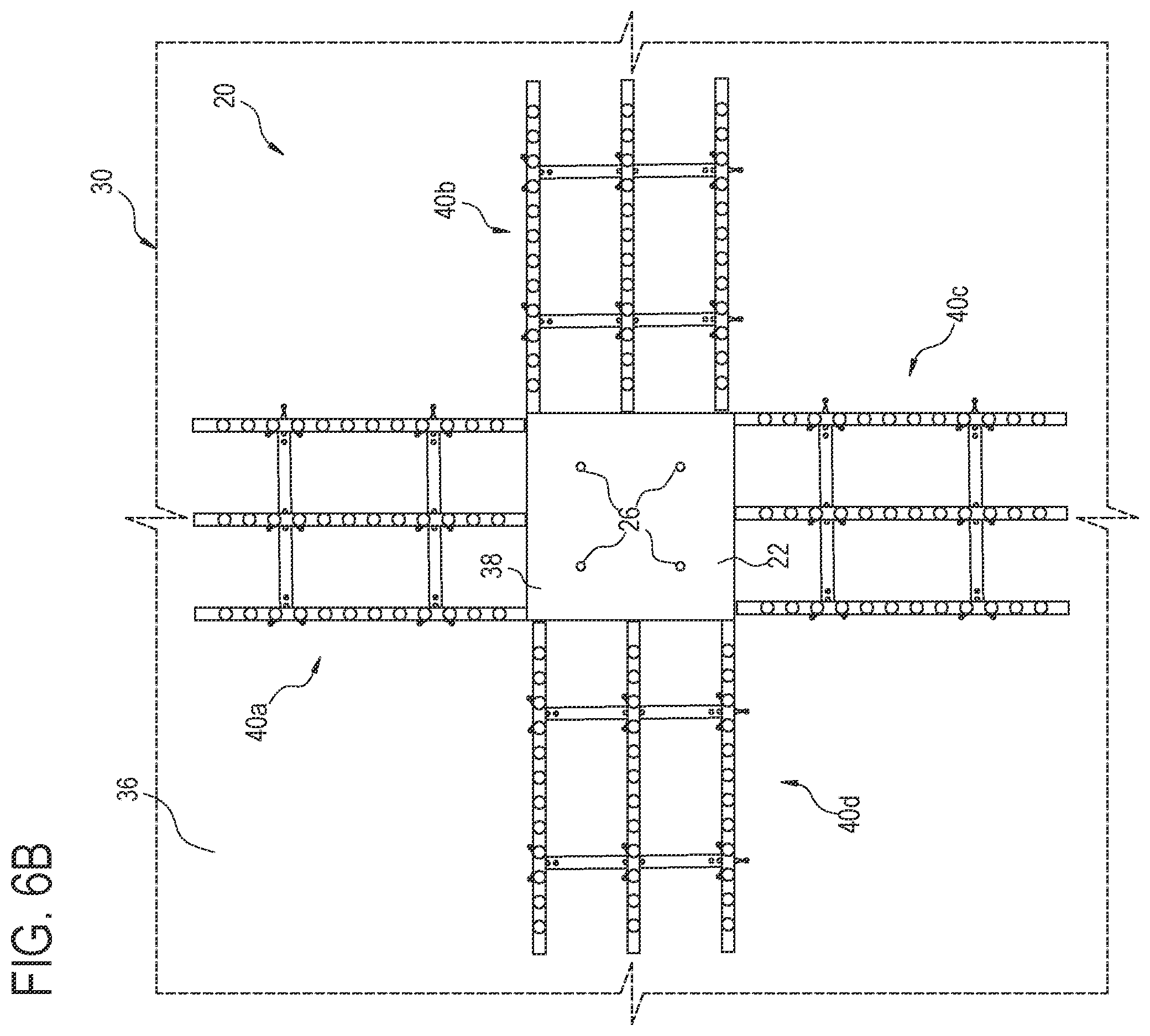 Patent US12480304 Figure 8 – Stud rail systems and methods for use in reinforced concrete structures