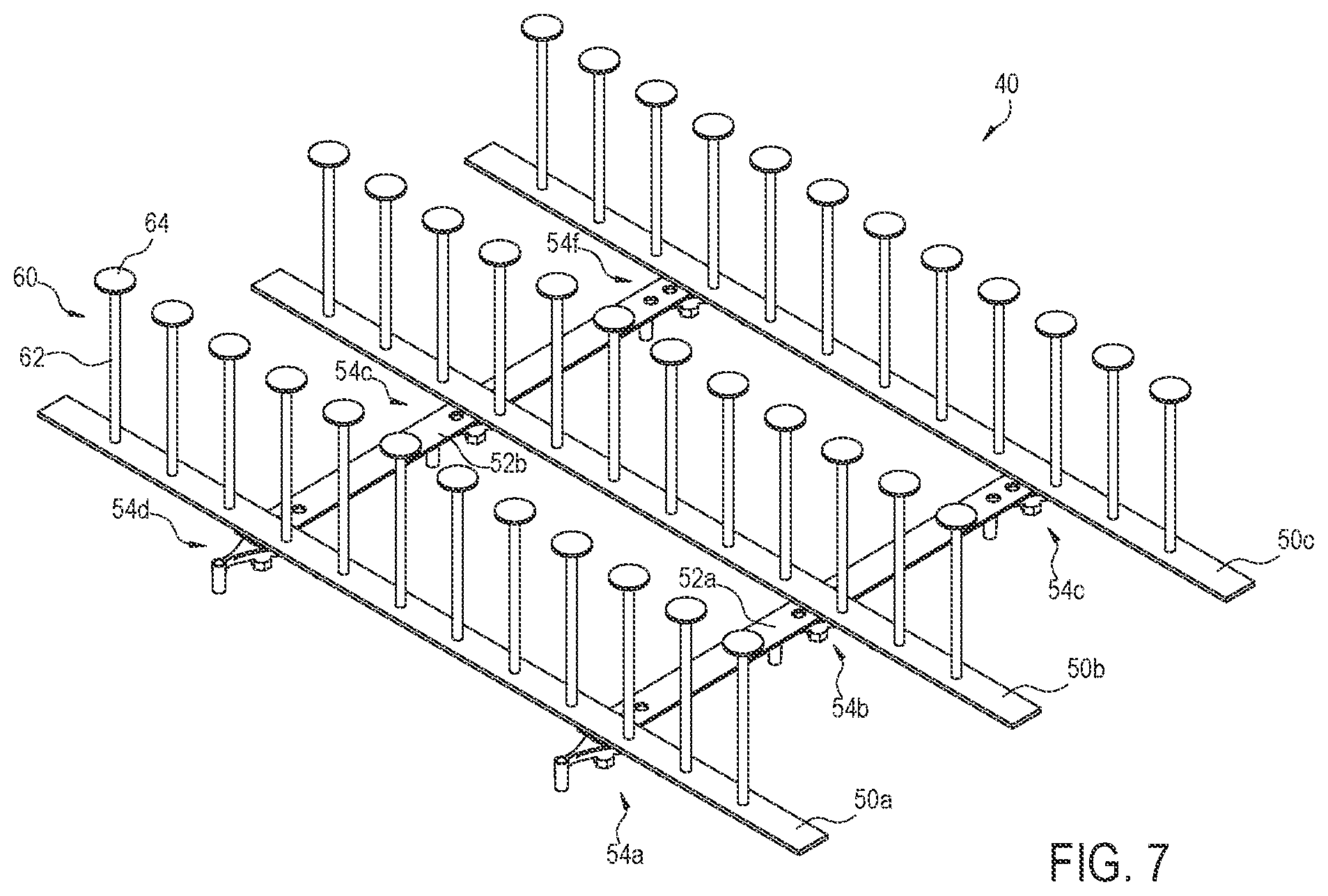 Patent US12480304 Figure 9 – Stud rail systems and methods for use in reinforced concrete structures