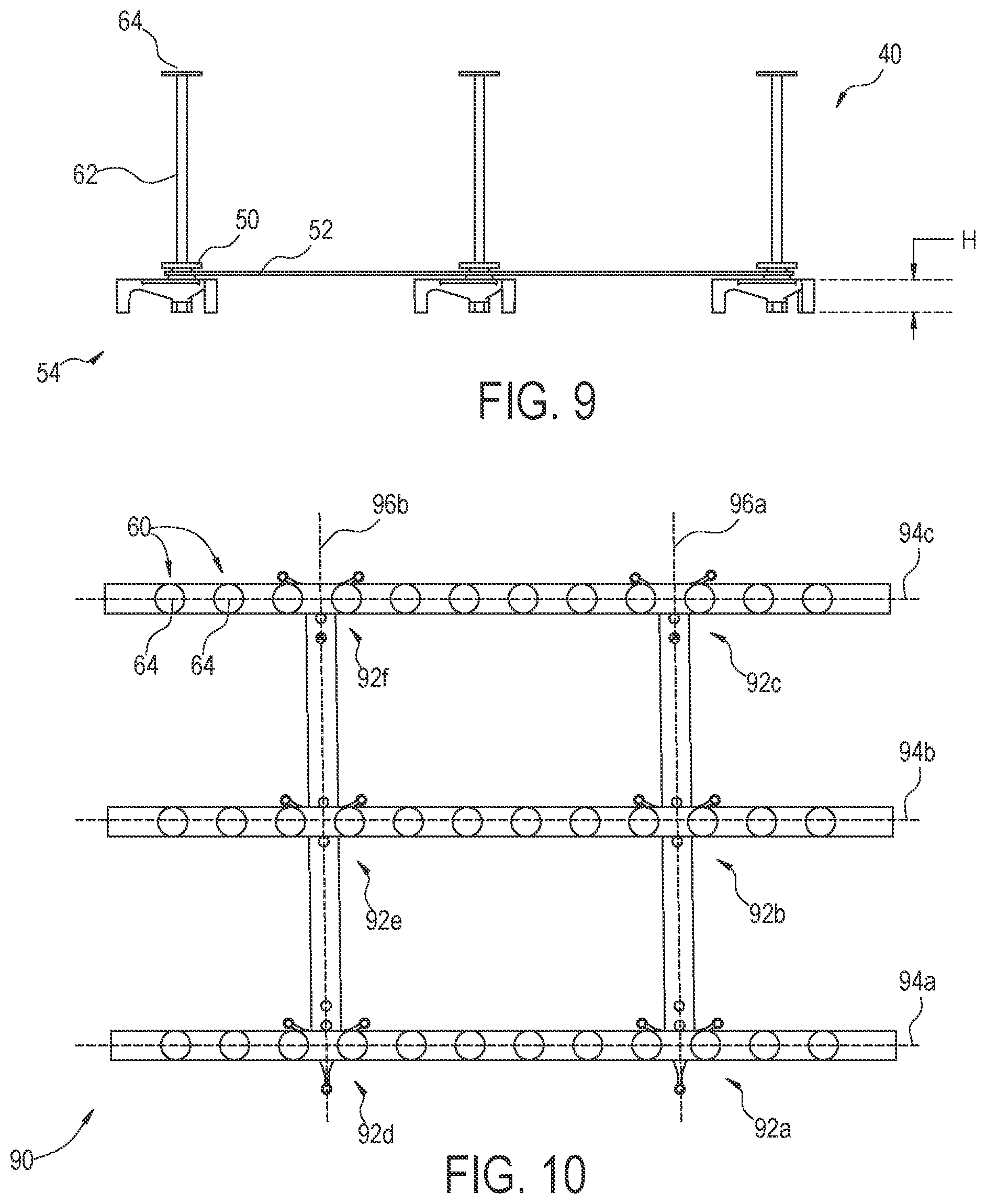 Patent US12480304 Figure 11 – Stud rail systems and methods for use in reinforced concrete structures