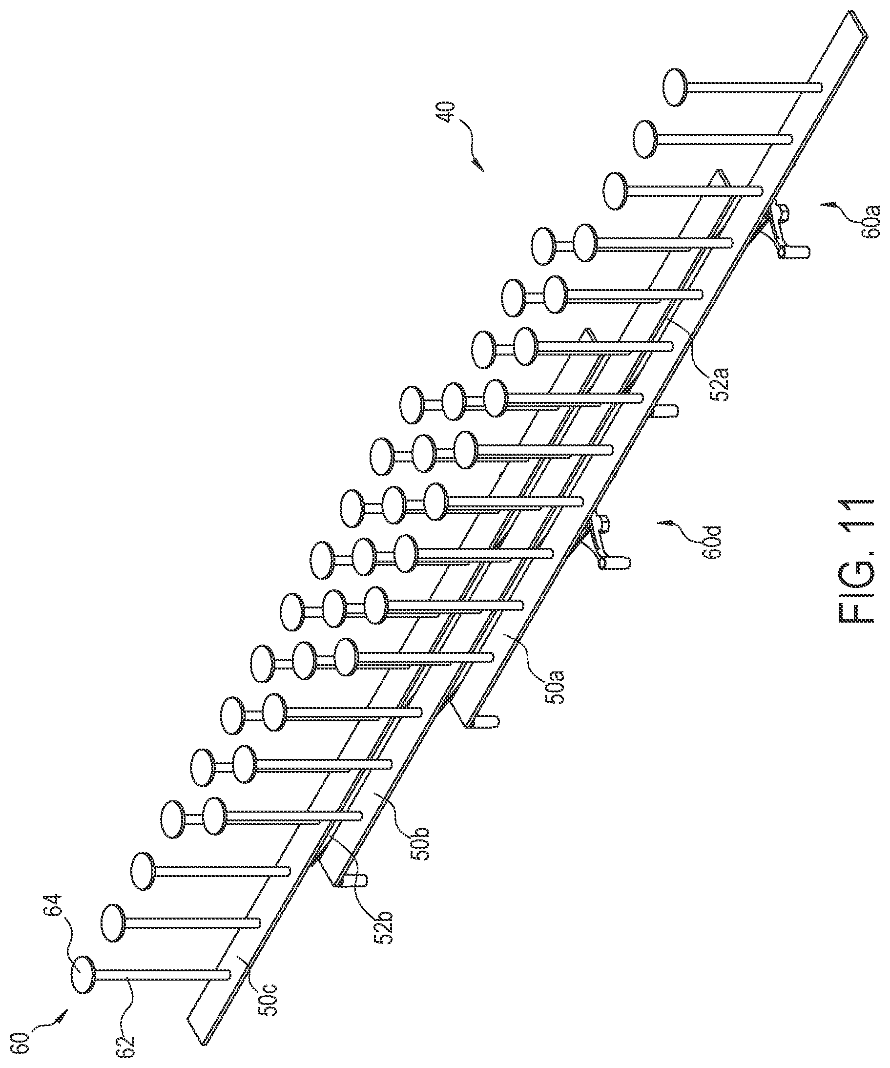 Patent US12480304 Figure 12 – Stud rail systems and methods for use in reinforced concrete structures