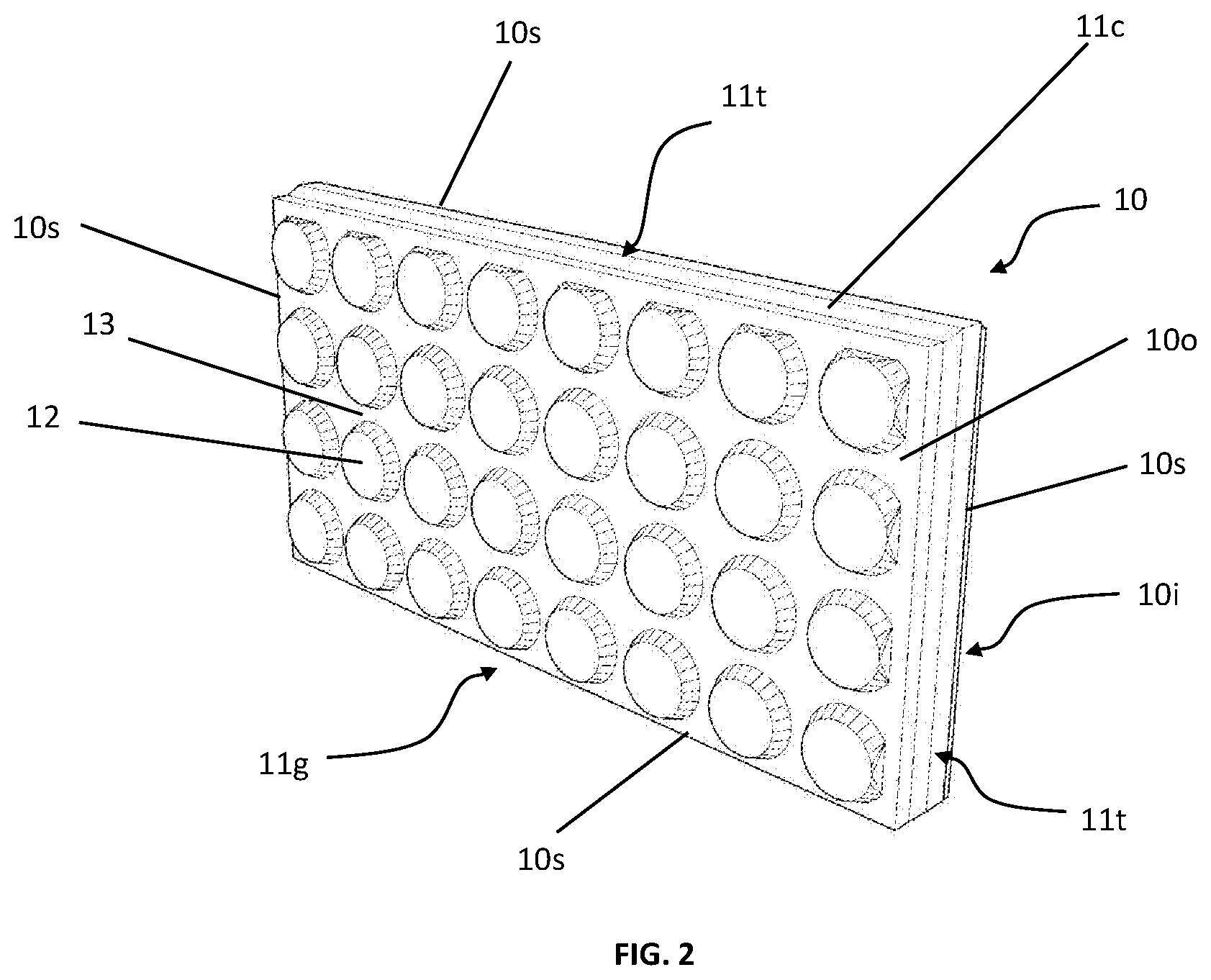 Patent US12480305 Figure 2 – Façade insulating system
