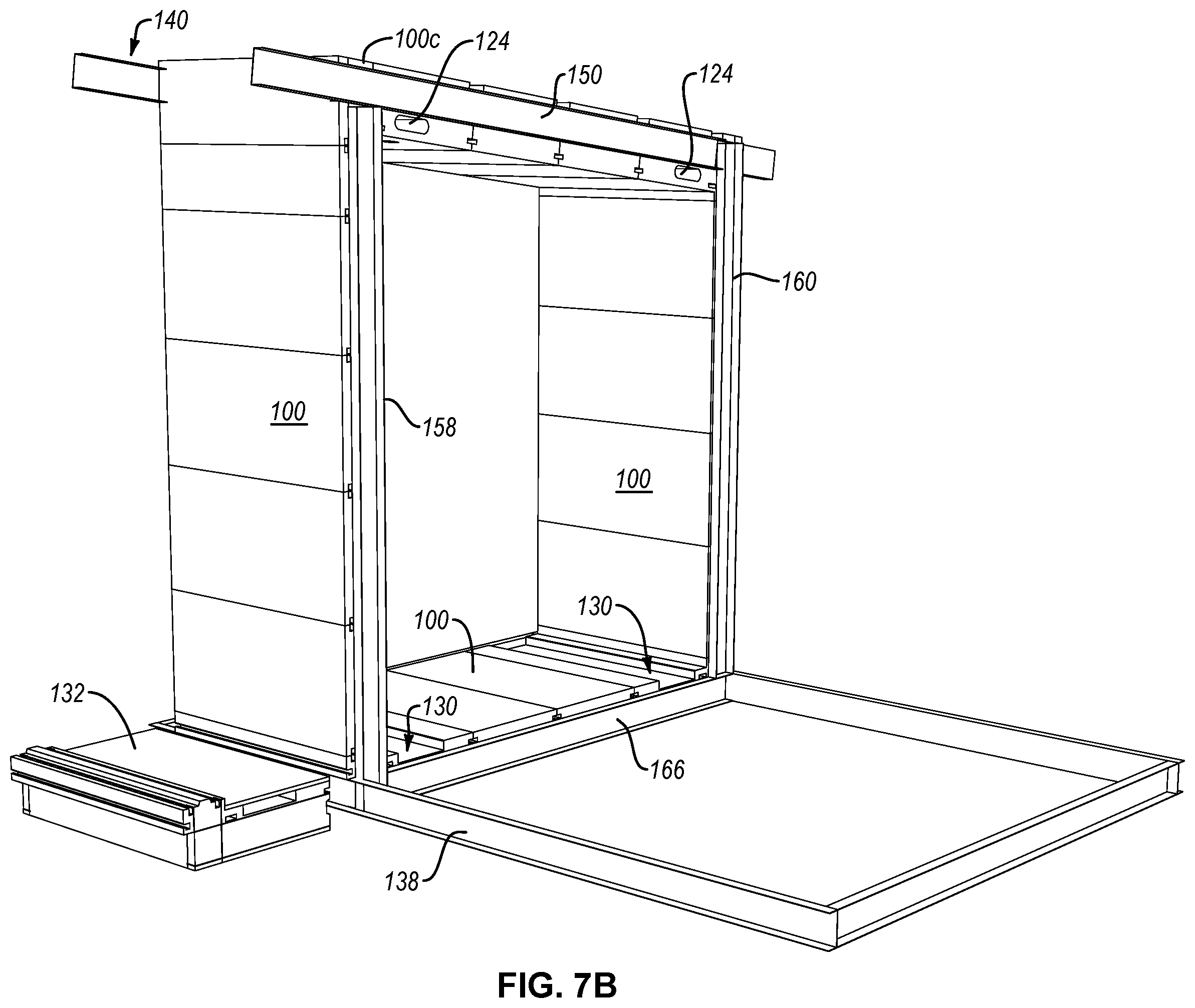 Patent US12480306 Figure 9 – Method for constructing building using C-channel and standard and transition panels