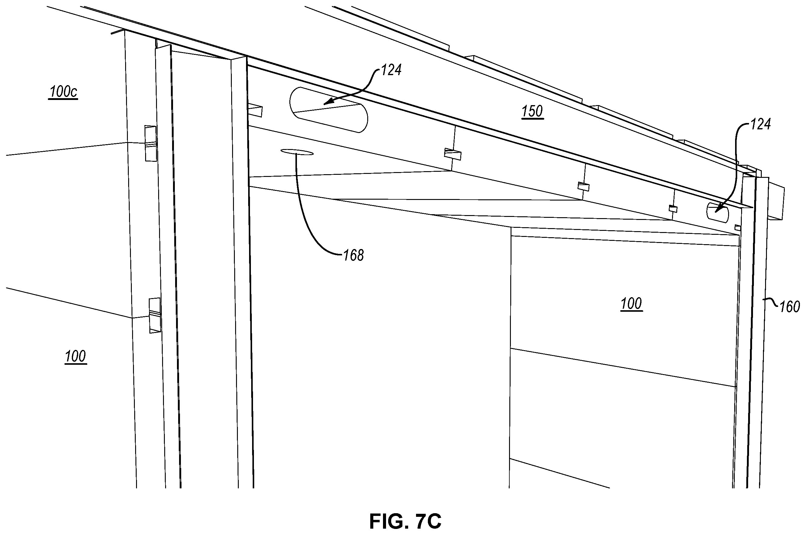 Patent US12480306 Figure 10 – Method for constructing building using C-channel and standard and transition panels