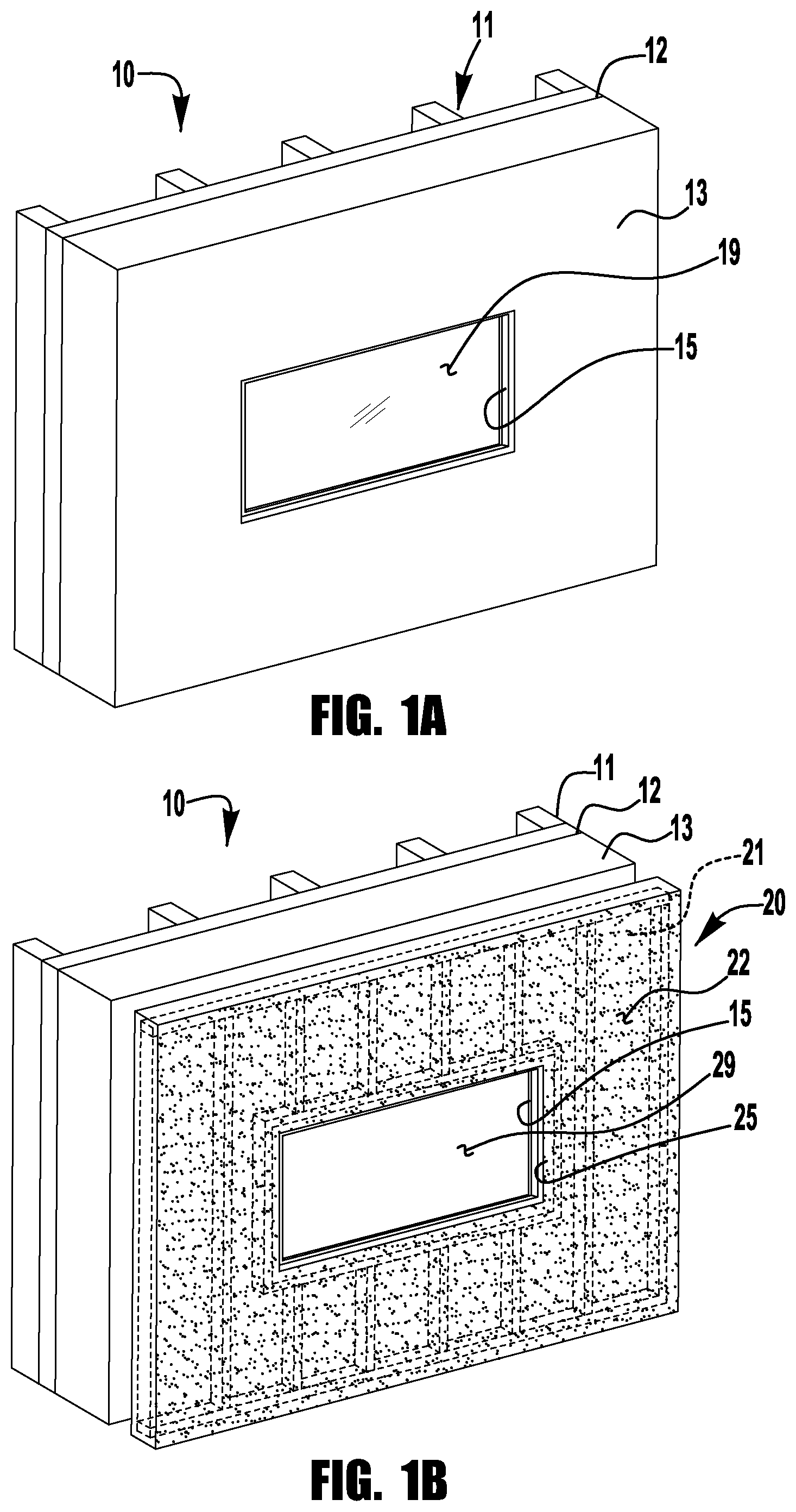 Patent US12480308 Figure 1 – Structural insulated finished cladding assemblies