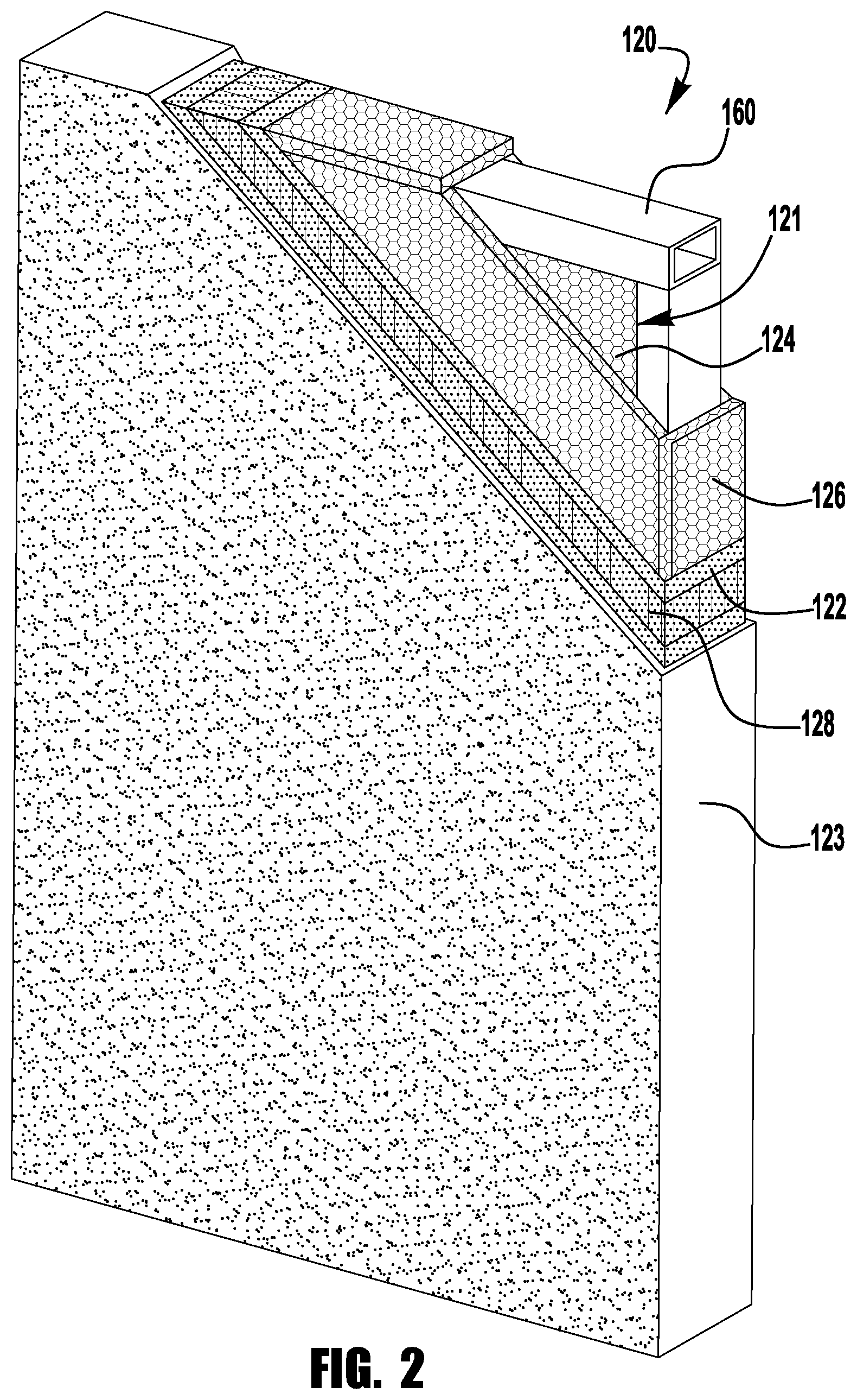 Patent US12480308 Figure 2 – Structural insulated finished cladding assemblies