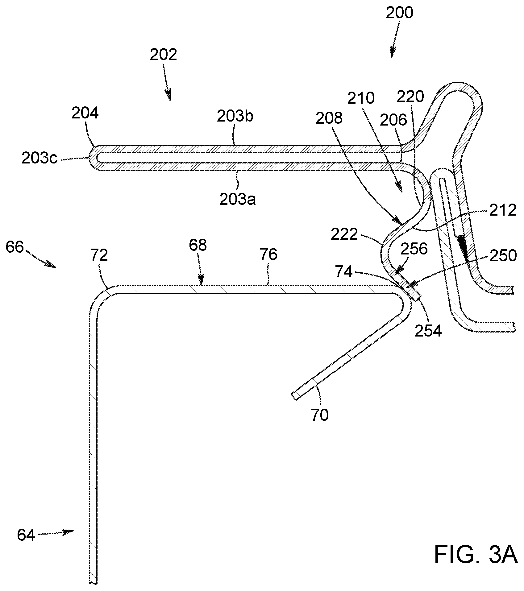 Patent US12480310 Figure 3 – Gutter assembly and cover