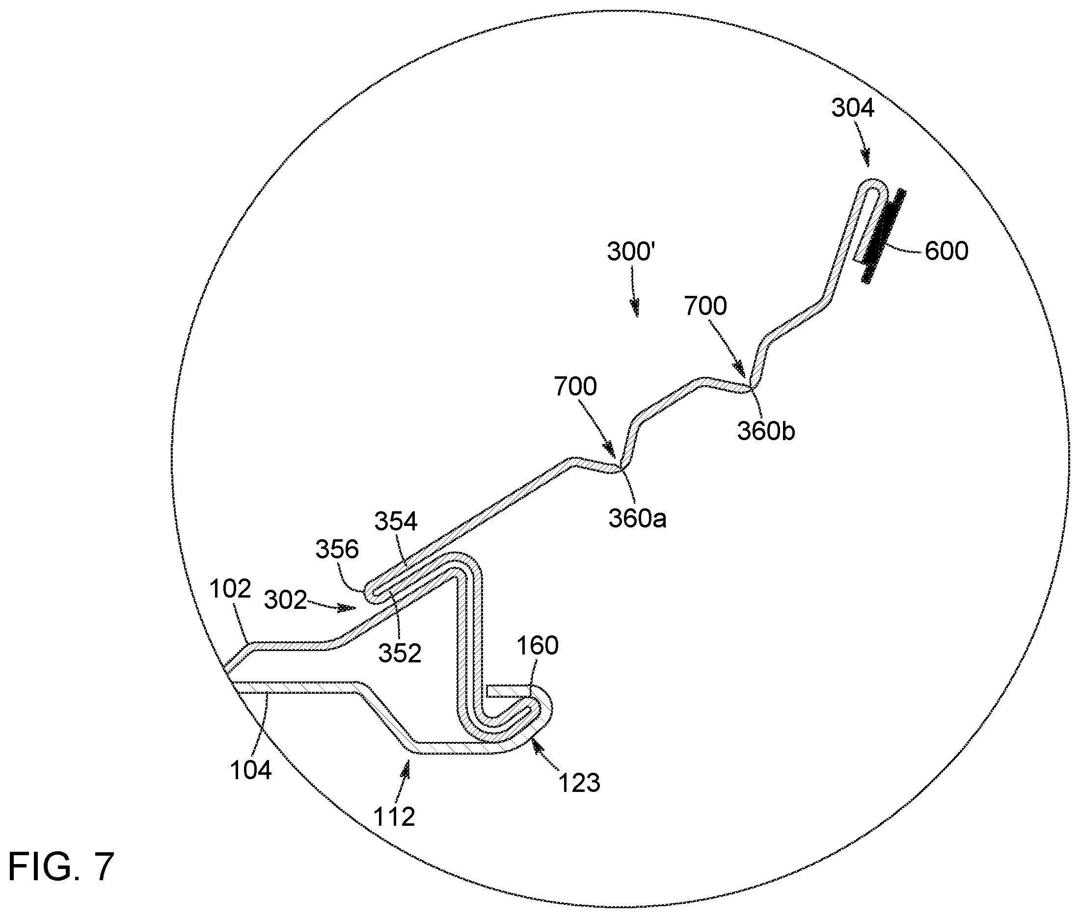 Patent US12480310 Figure 9 – Gutter assembly and cover