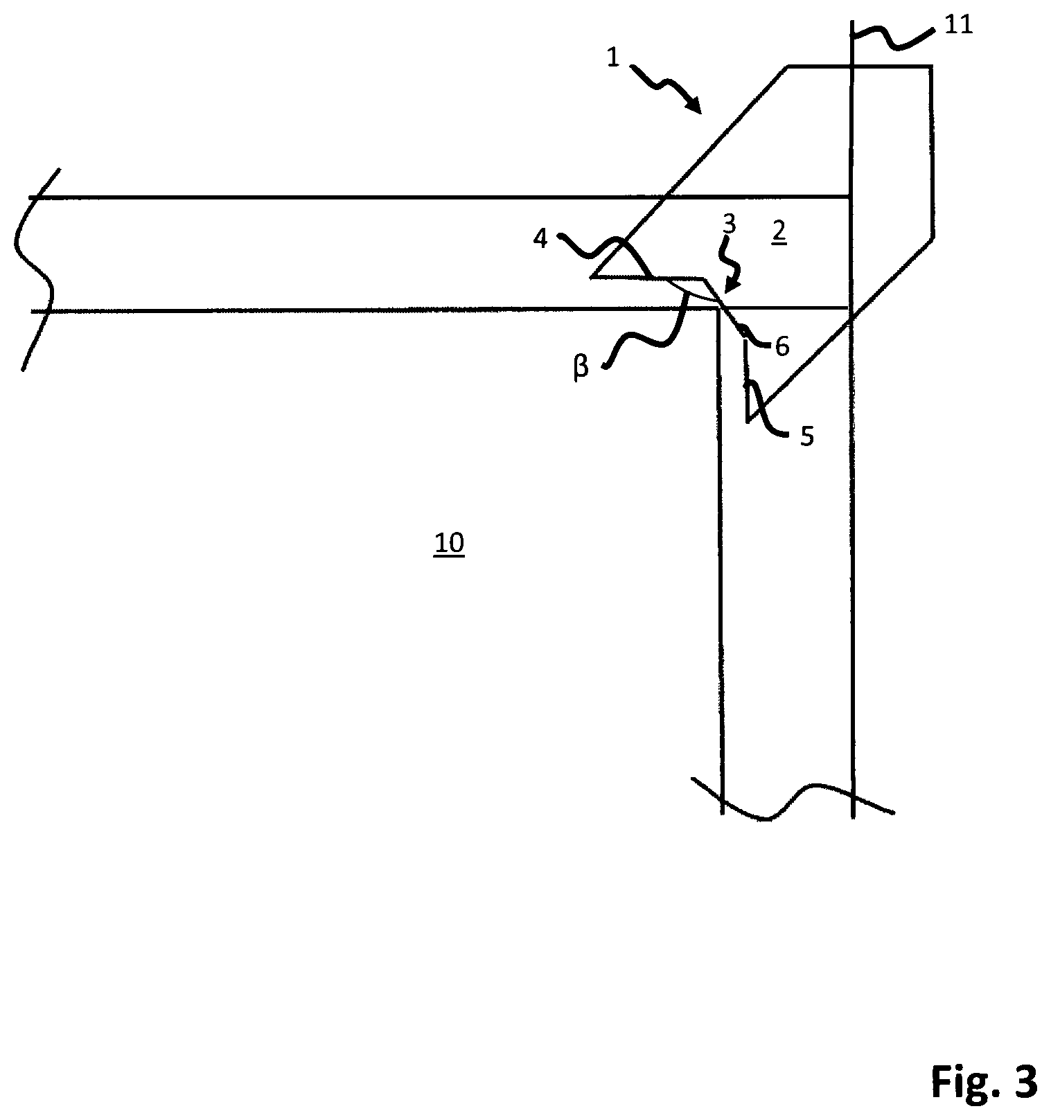 Patent US12480312 Figure 3 – Joint strip for reinforcement of drywall panel joints
