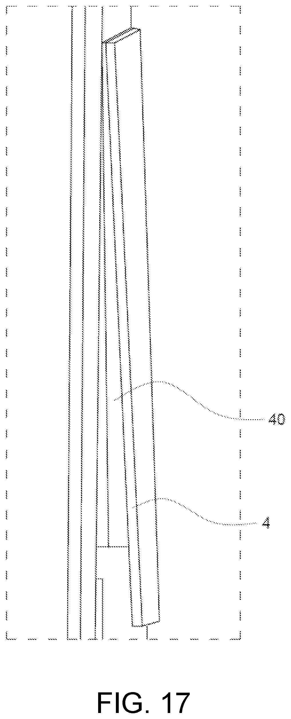 Patent US12480313 Figure 17 – Siding with integrated rainscreen for concrete wall or block construction