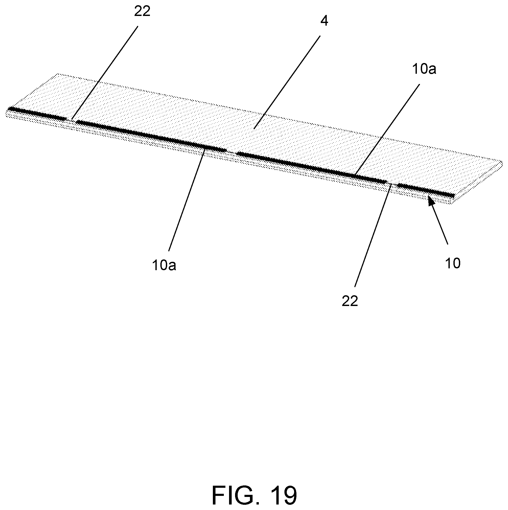 Patent US12480313 Figure 19 – Siding with integrated rainscreen for concrete wall or block construction