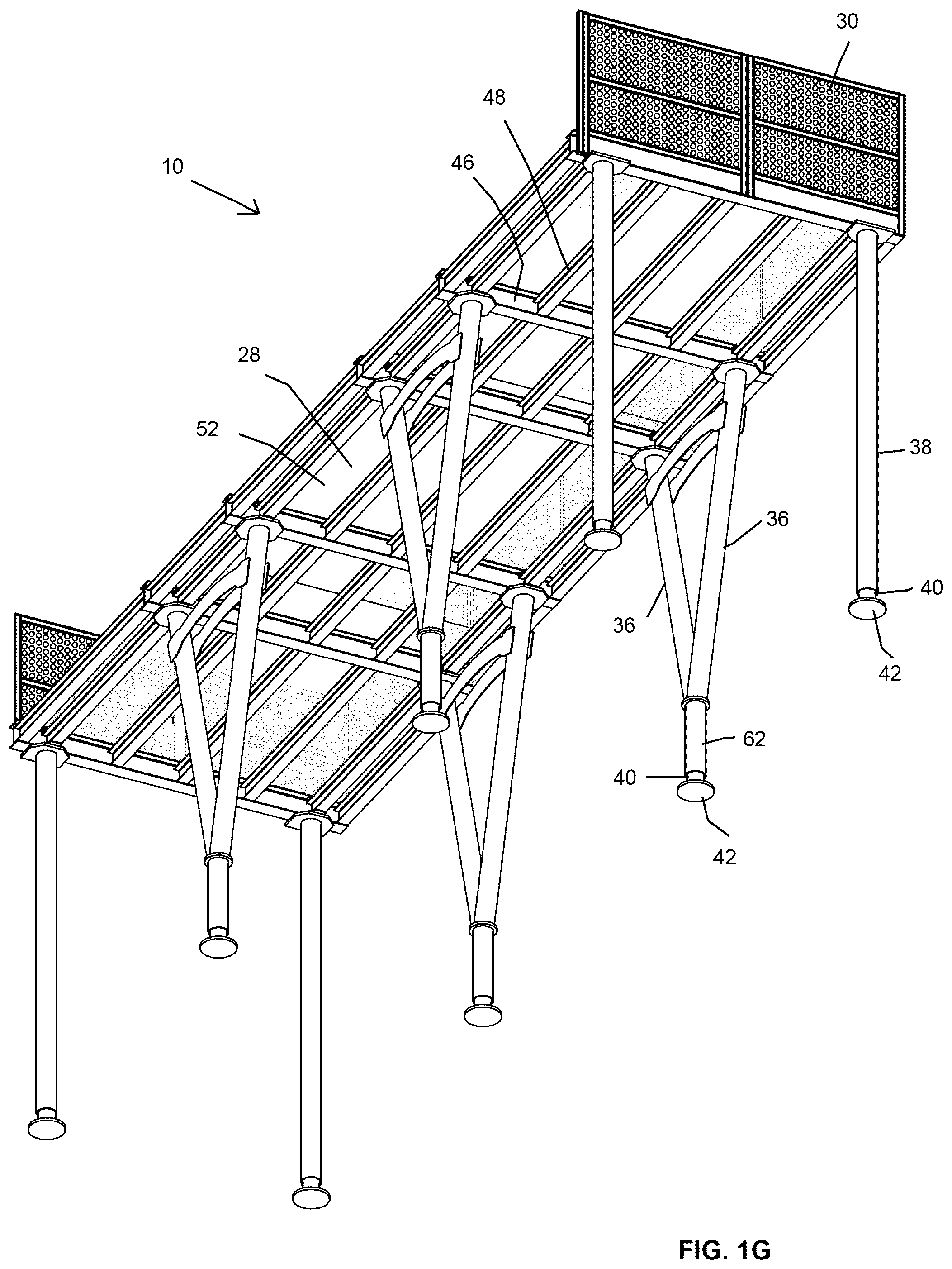 Patent US12480317 Figure 7 – Sidewalk shed