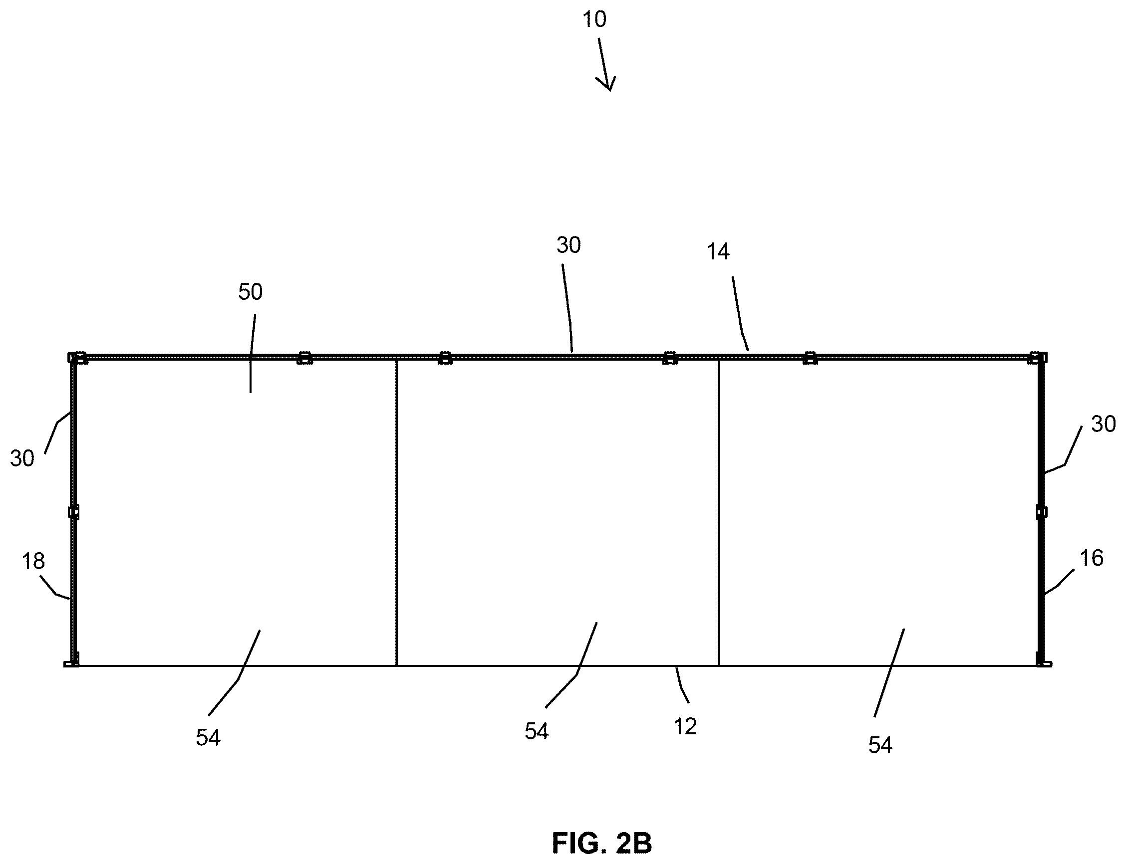 Patent US12480317 Figure 9 – Sidewalk shed