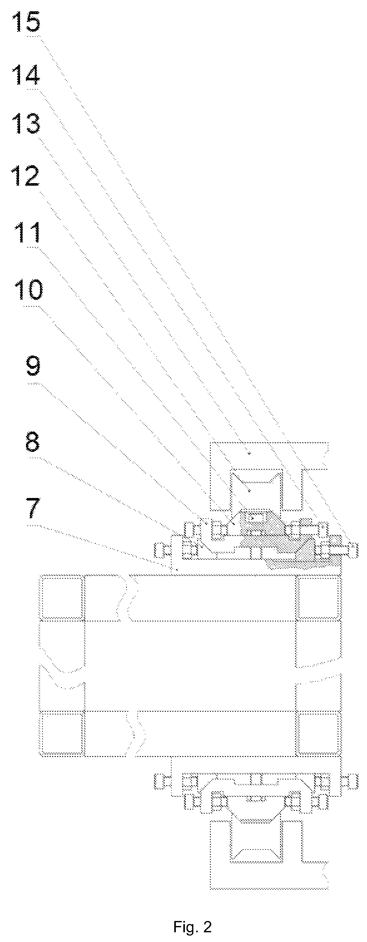 Patent US12480318 Figure 2 – Gantry-type 3D printer
