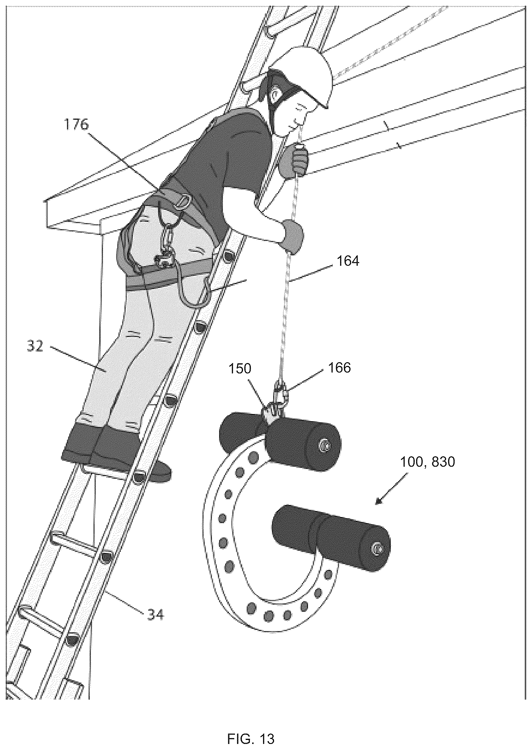 Patent US12480319 Figure 13 – Roof-anchoring systems and methods
