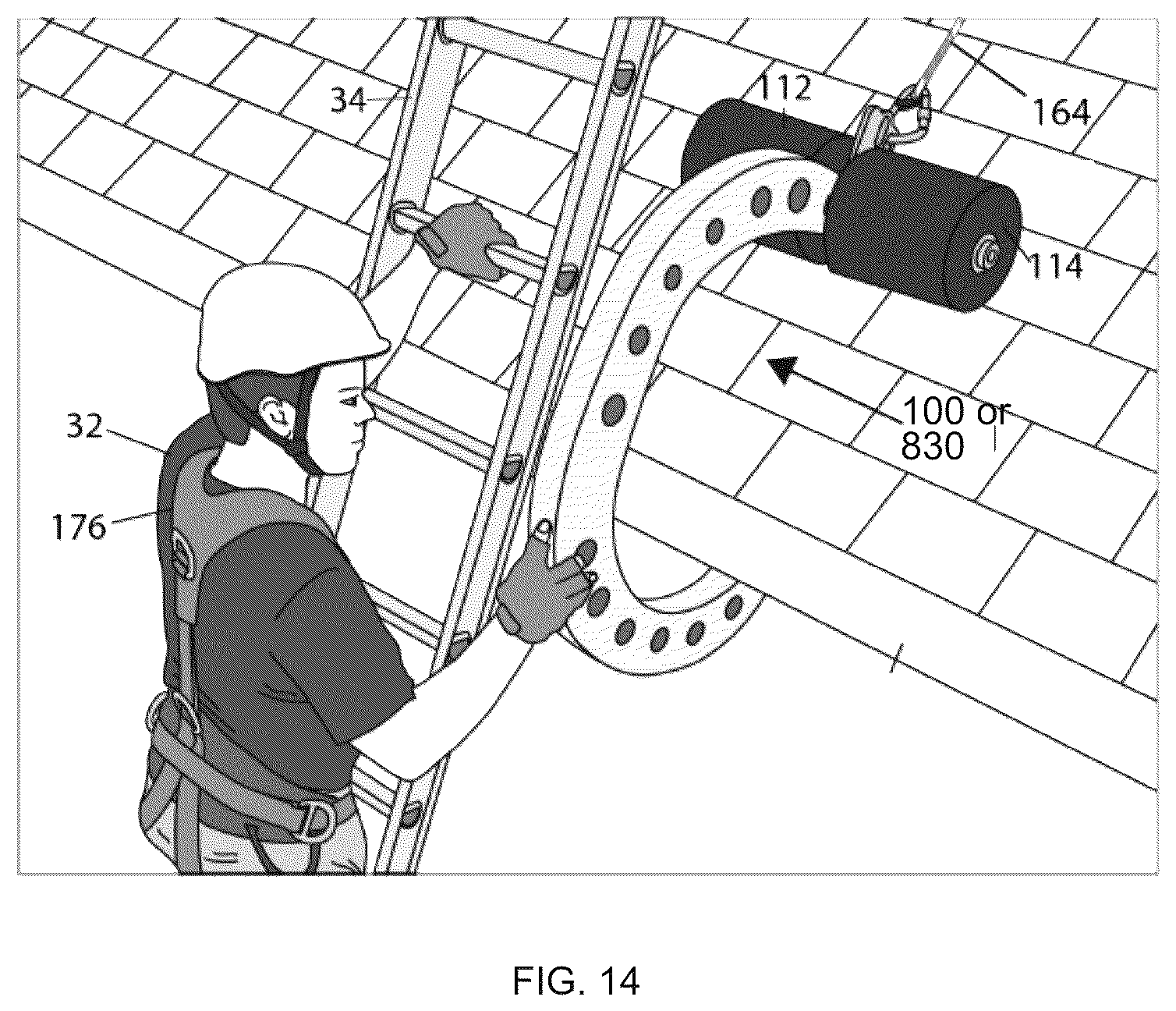 Patent US12480319 Figure 14 – Roof-anchoring systems and methods