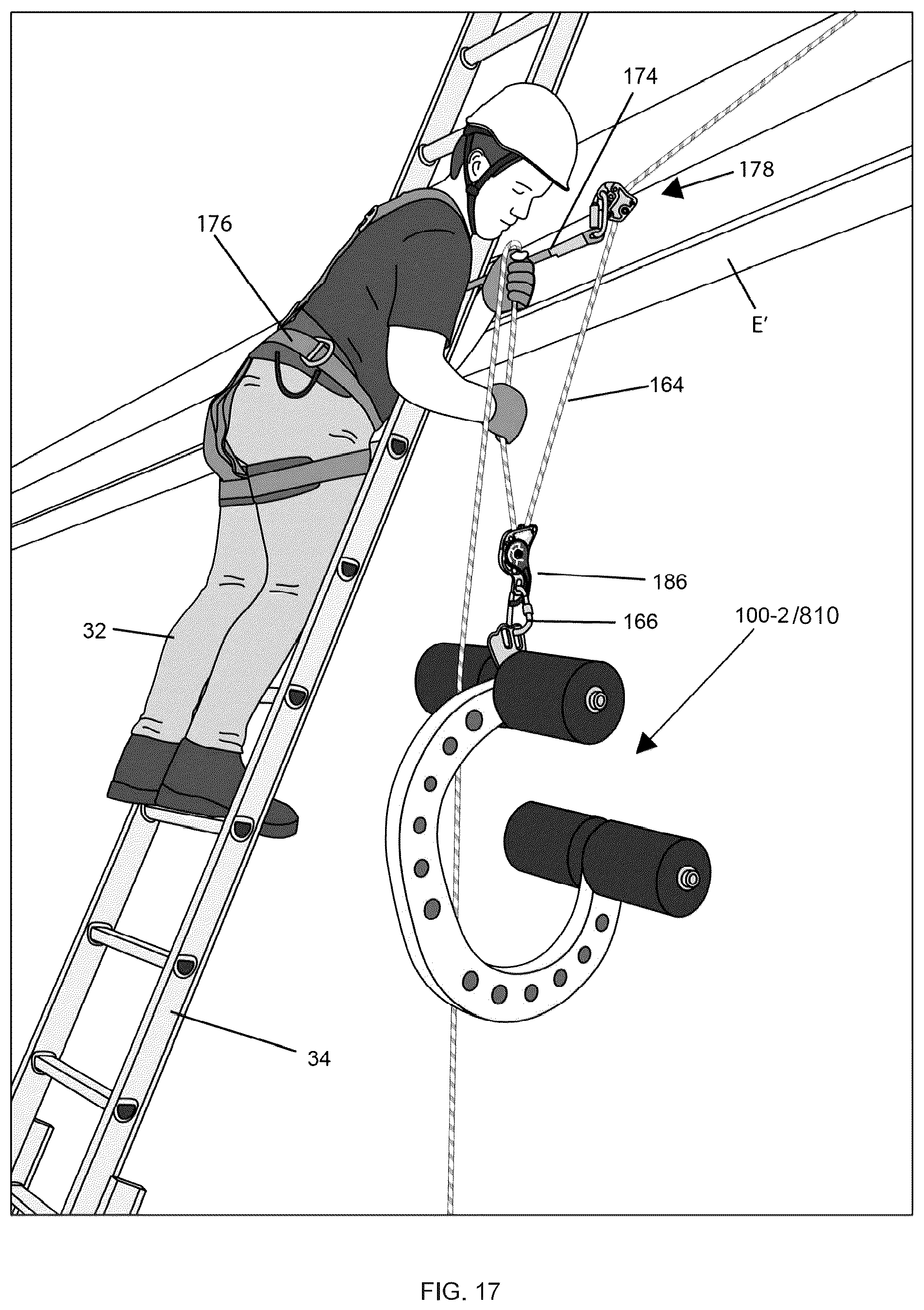 Patent US12480319 Figure 16 – Roof-anchoring systems and methods