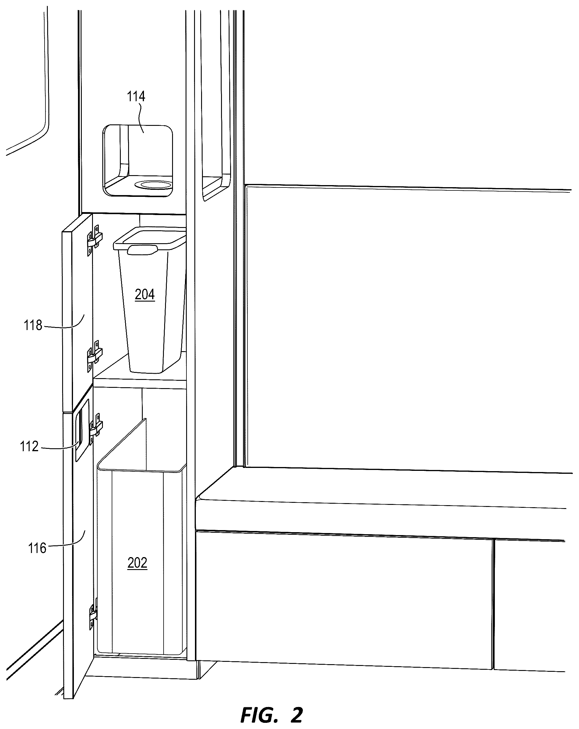 Patent US12480320 Figure 3 – Modular treatment, examination, and waiting station